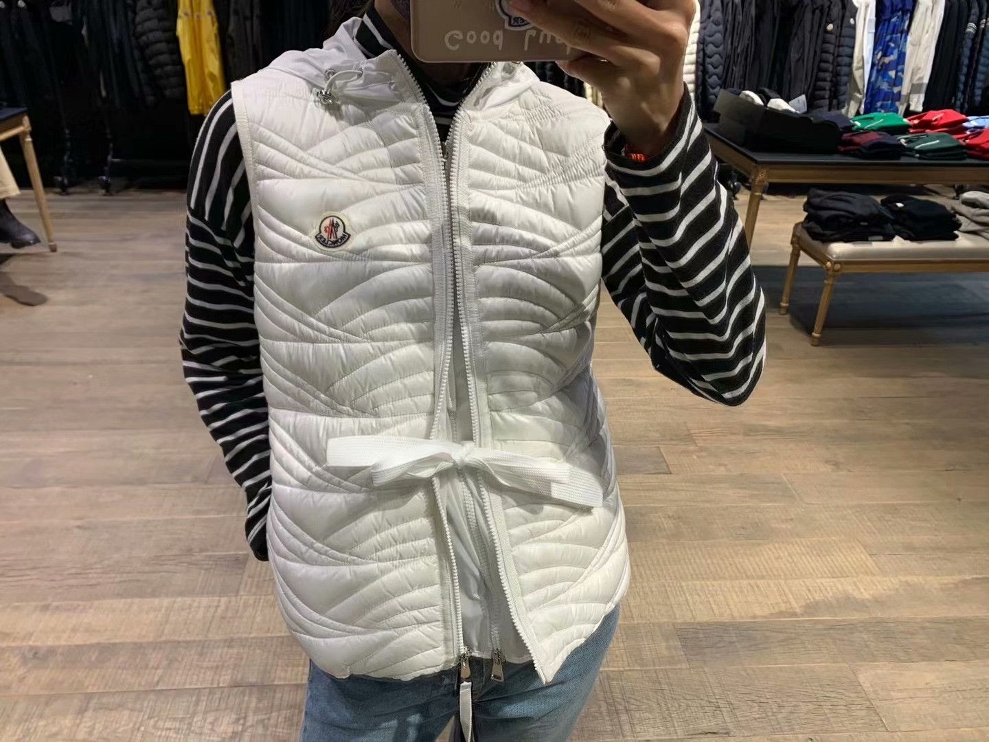 Moncler Moncler White Down Vest Size M / US 6-8 / IT 42-44 - 6 Thumbnail