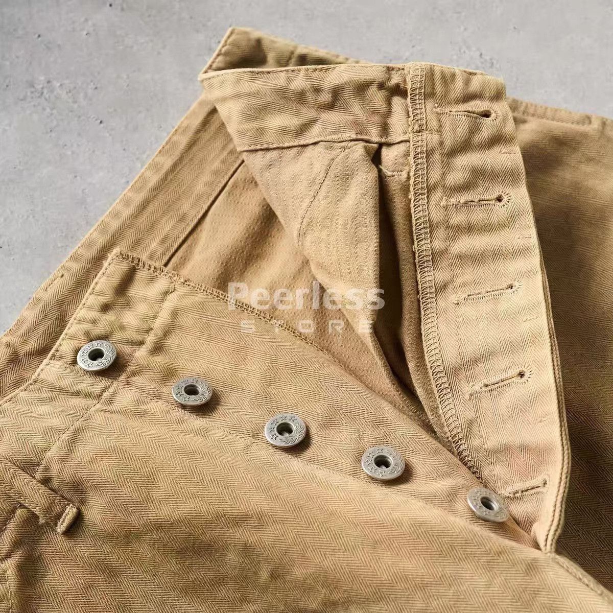 Japanese Brand BOWWOW USMC P-41 HBT Trousers Size US 26 / EU 42 - 8 Thumbnail