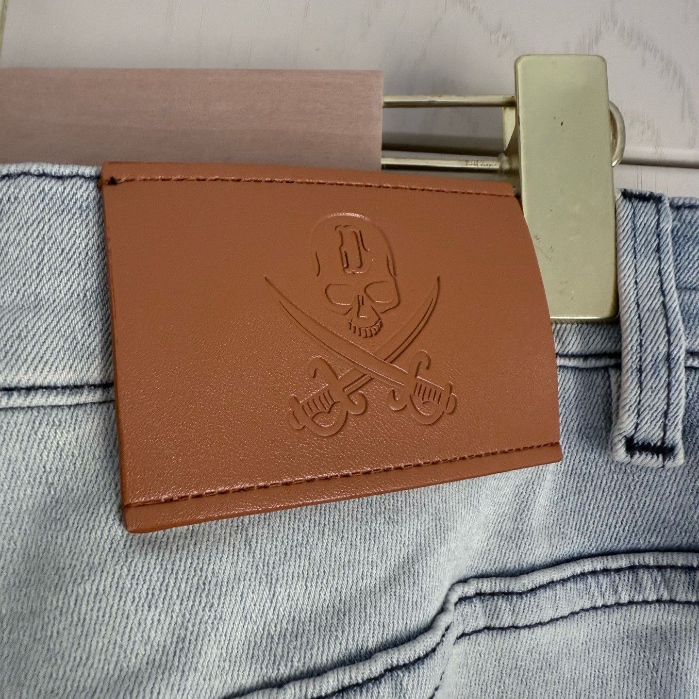 Mastermind Japan MMJ Jeans Skull Rhinestone Pockets Size 34" / US 12 / IT 48 - 4 Thumbnail