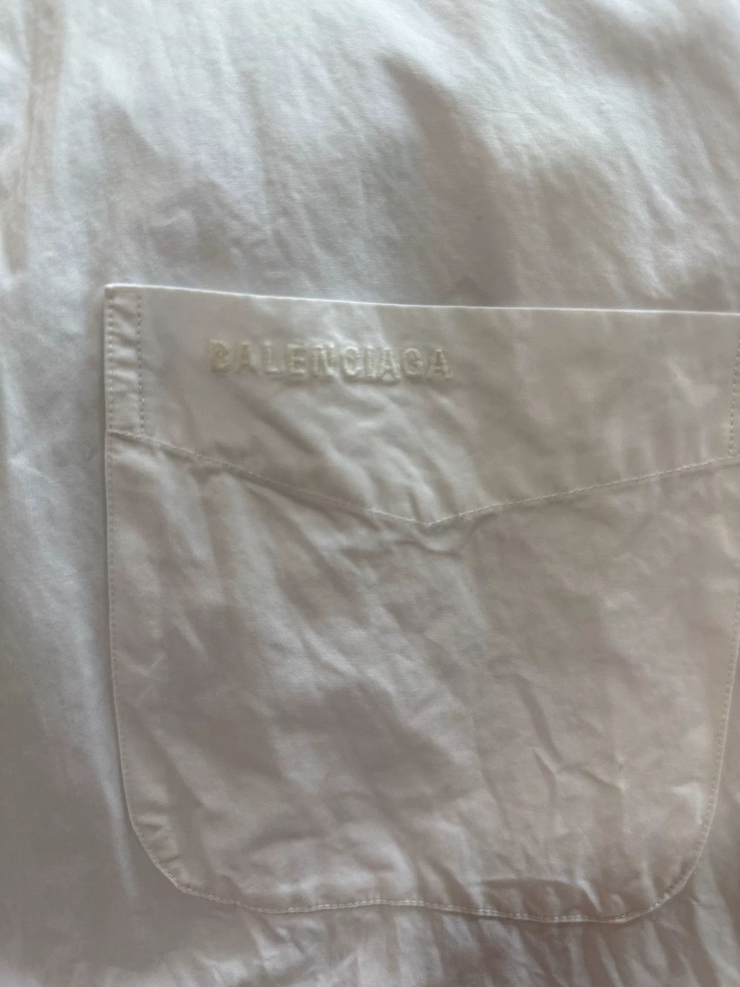 Balenciaga Balenciaga Oversized White Shirt Size M / US 6-8 / IT 42-44 - 5 Thumbnail