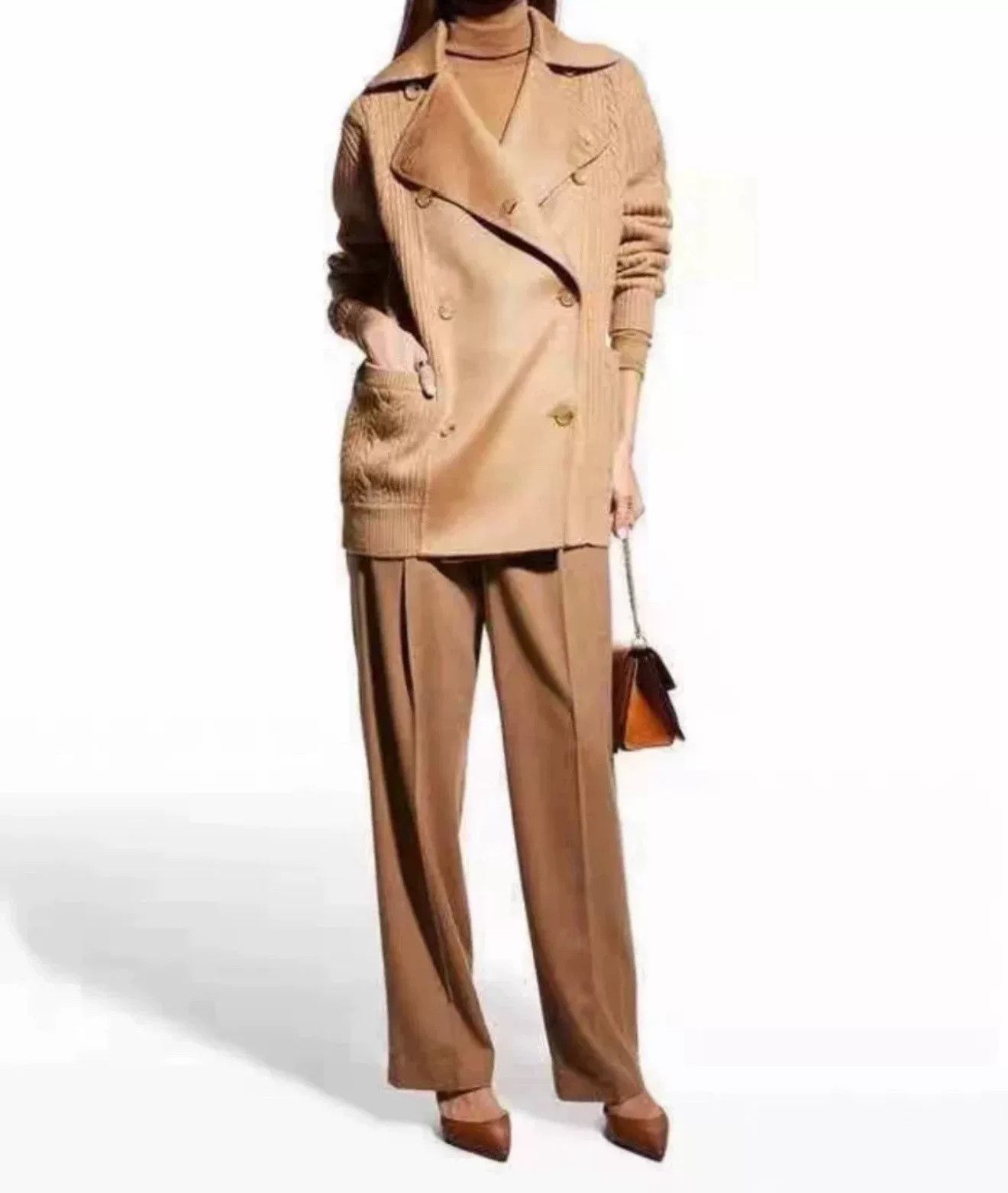 Max Mara Max Mara Rumena Camel Wool Coat Size M / US 6-8 / IT 42-44 - 3 Thumbnail