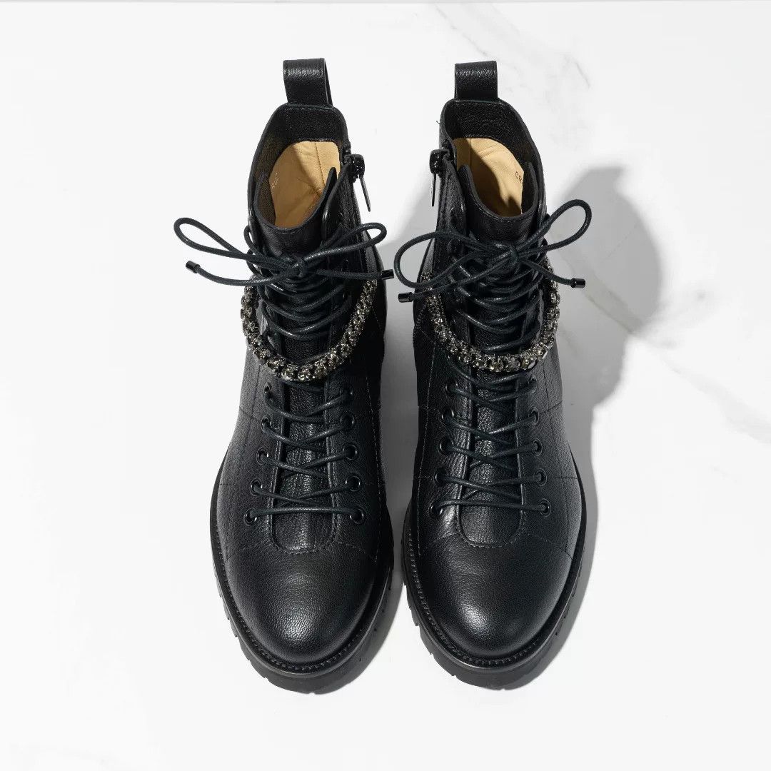 Jimmy Choo Jimmy Choo Women's Crystal Martin Boots Size US 6 / IT 36 - 3 Thumbnail