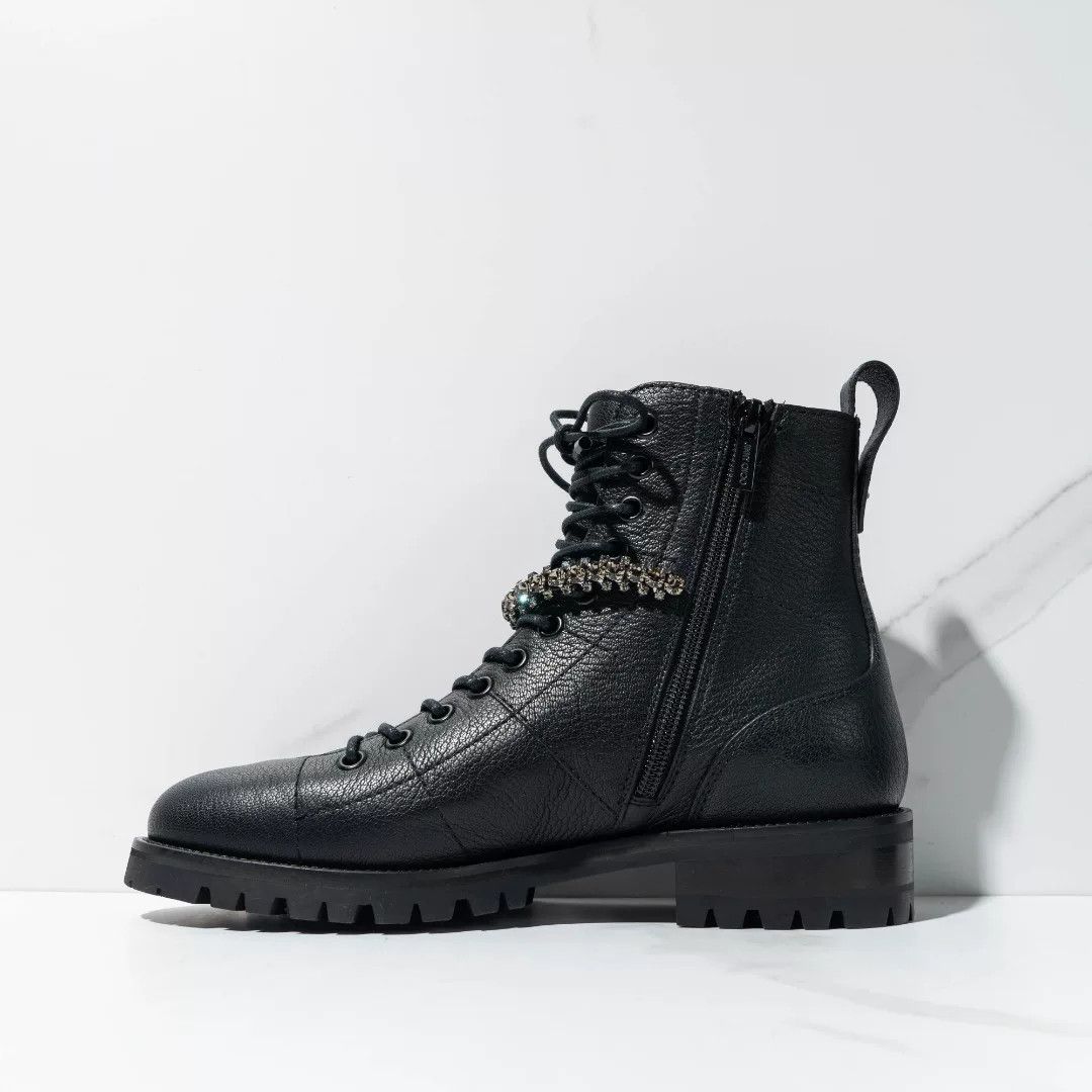 Jimmy Choo Jimmy Choo Women's Crystal Martin Boots Size US 6 / IT 36 - 7 Thumbnail