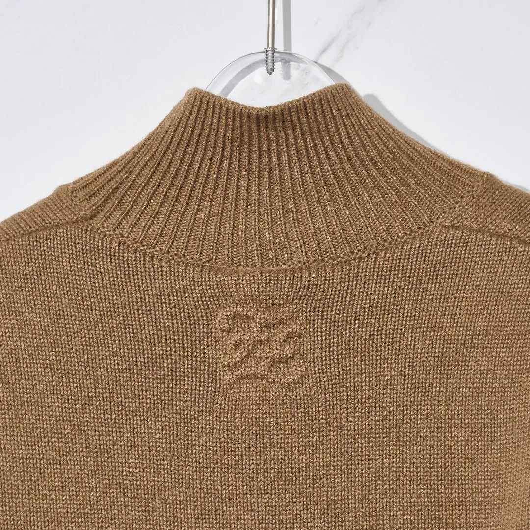 Fendi Fendi Women's High Neck Cashmere Sweater Size M / US 6-8 / IT 42-44 - 6 Thumbnail