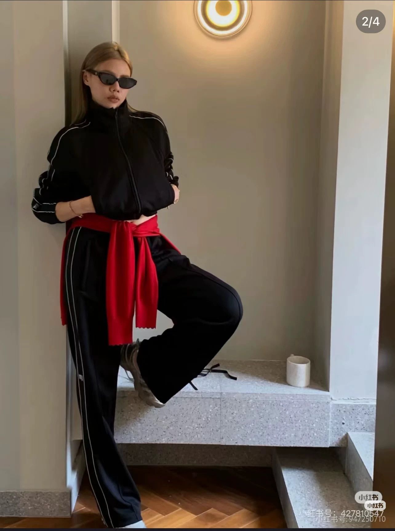 Alexander Wang Alexander Wang Striped Ribbon Stand Collar Coat Size M / US 6-8 / IT 42-44 - 8 Thumbnail