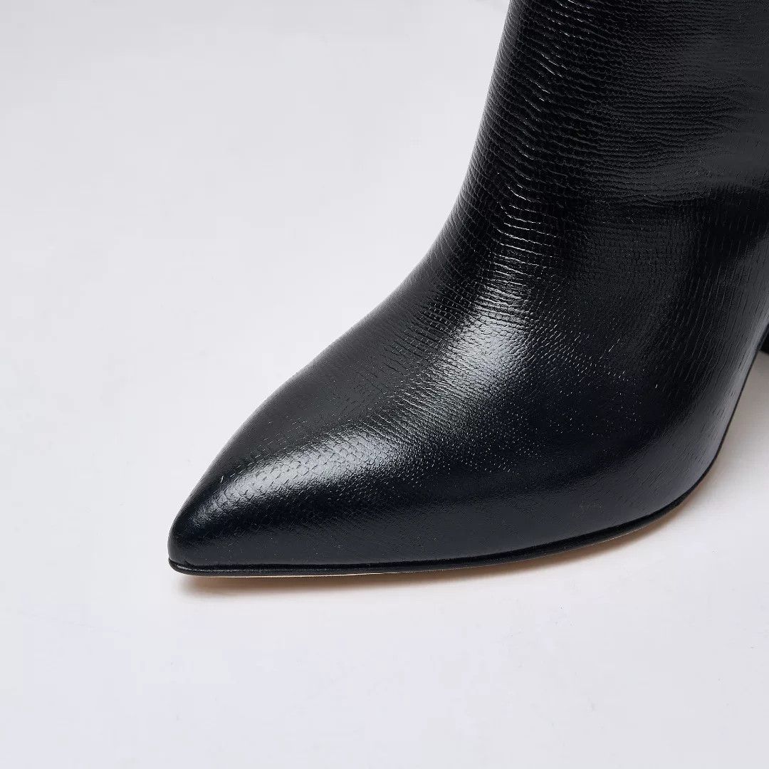 Paris Texas Paris Texas Croc Embossed Block Heel Boots Size US 6 / IT 36 - 4 Thumbnail