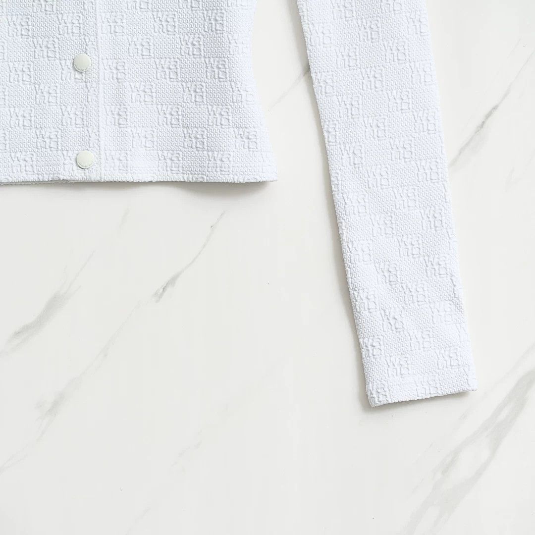 Alexander Wang Alexander Wang Women's Jacquard Slim Cardigan Size M / US 6-8 / IT 42-44 - 3 Thumbnail