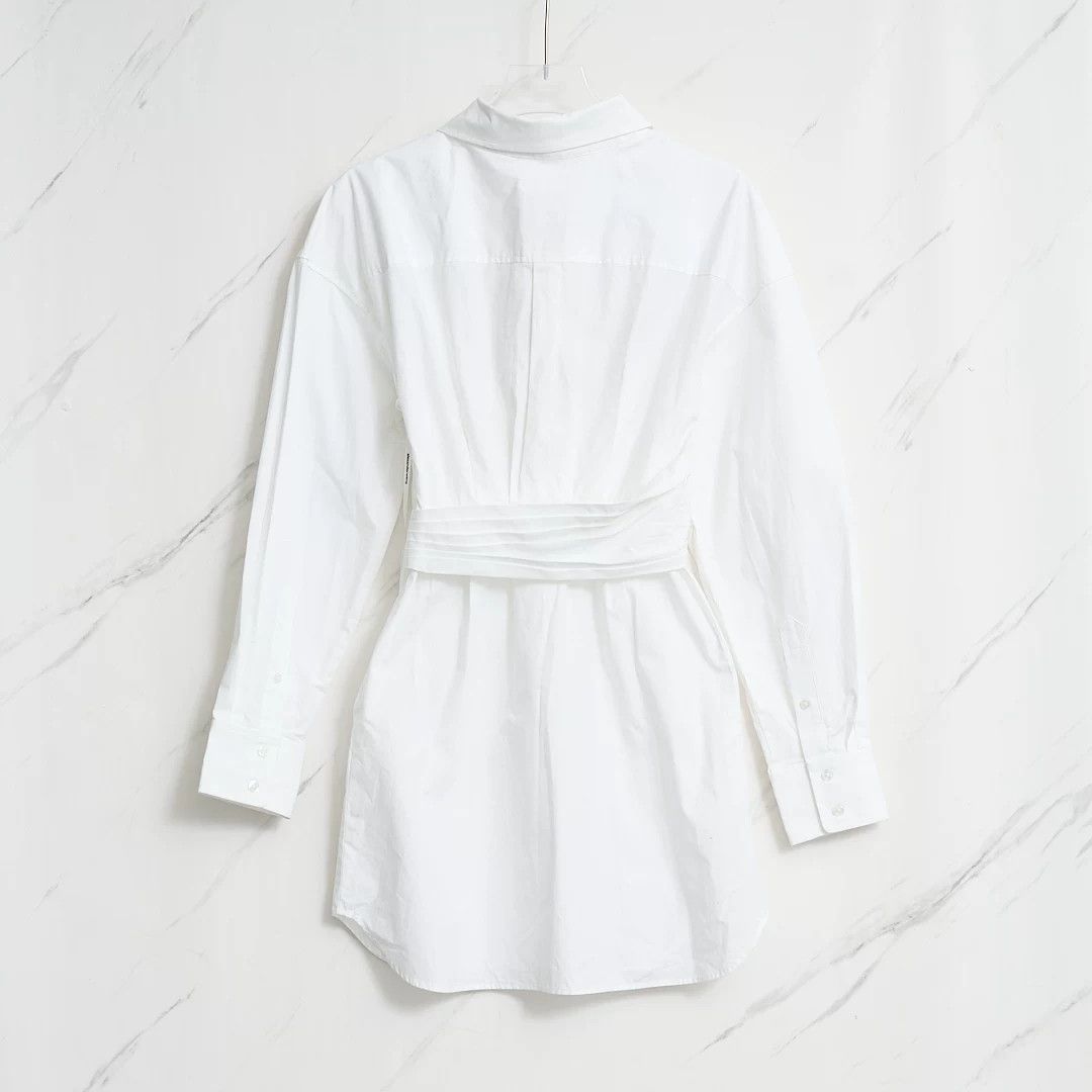 Alexander Wang Alexander Wang Ruched Waist Shirt Dress Size M / US 6-8 / IT 42-44 - 5 Thumbnail