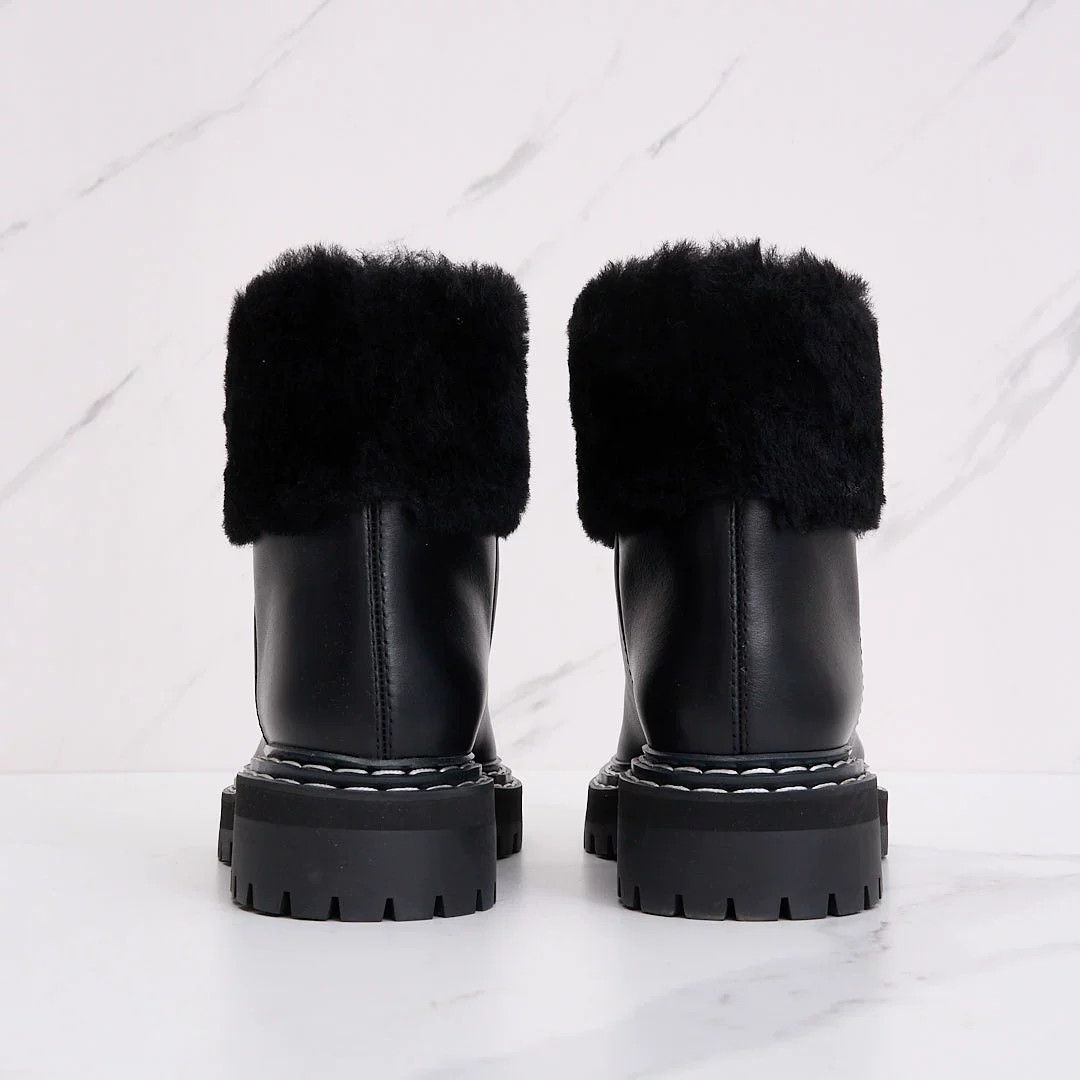Proenza Schouler Proenza Schouler Women's Fur Ankle Boots Size US 6 / IT 36 - 6 Thumbnail