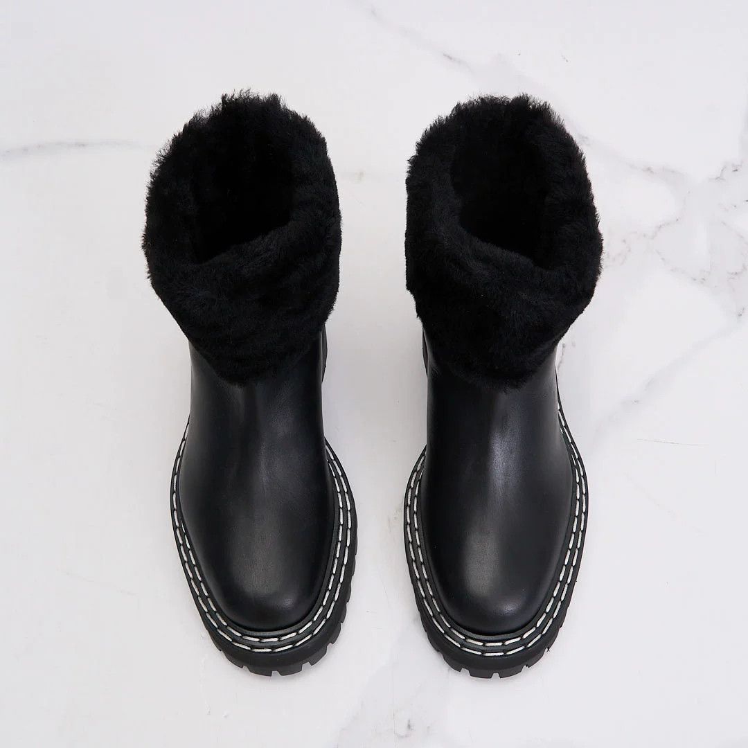 Proenza Schouler Proenza Schouler Women's Fur Ankle Boots Size US 6 / IT 36 - 3 Thumbnail