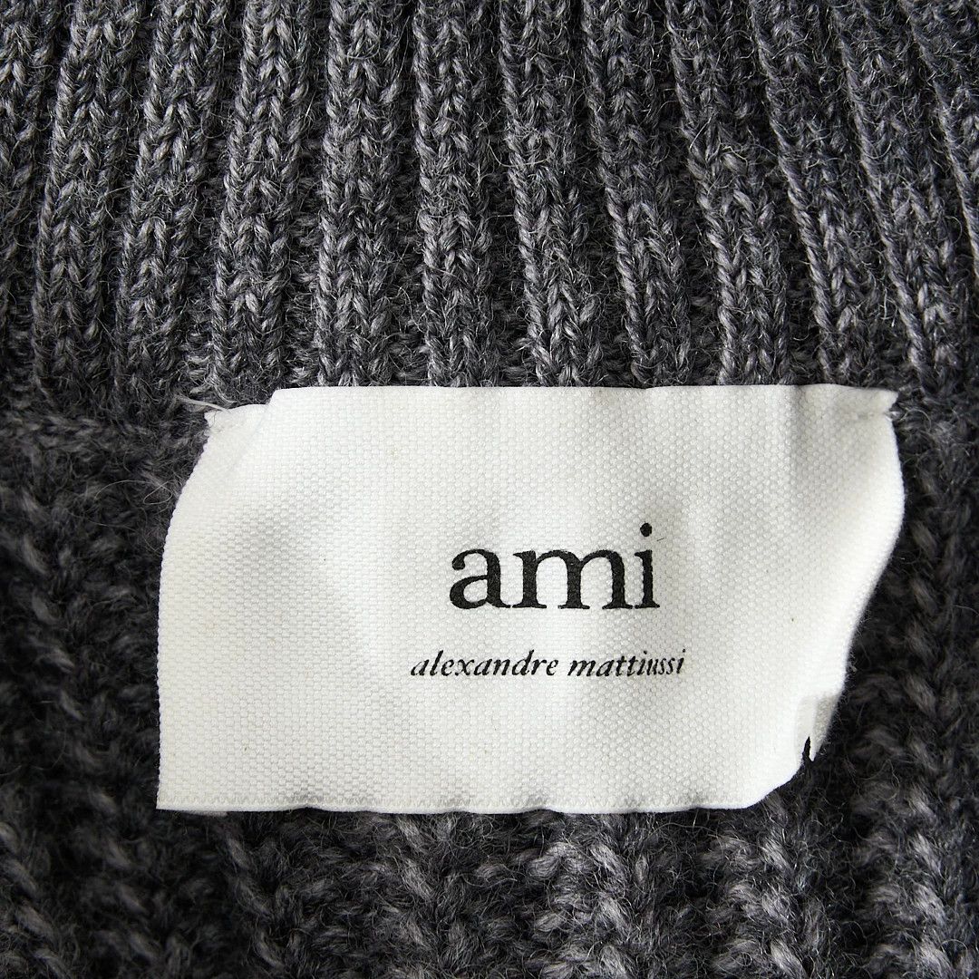 AMI Ami Paris Women's Solid Zip Collar Knit Size M / US 6-8 / IT 42-44 - 6 Thumbnail