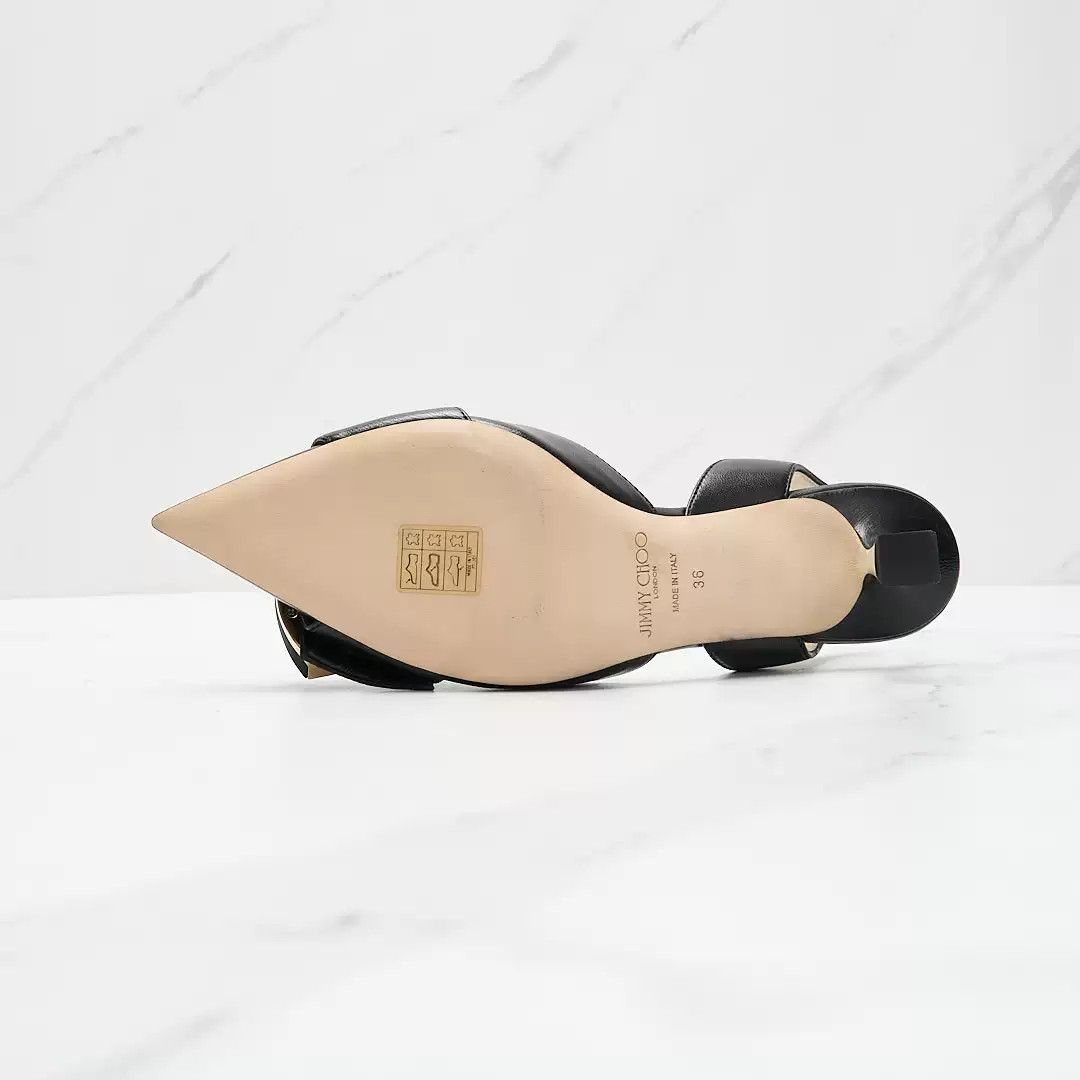 Jimmy Choo Jimmy Choo Moni 50 Pointed Toe Kitten Heel Size US 6 / IT 36 - 6 Thumbnail