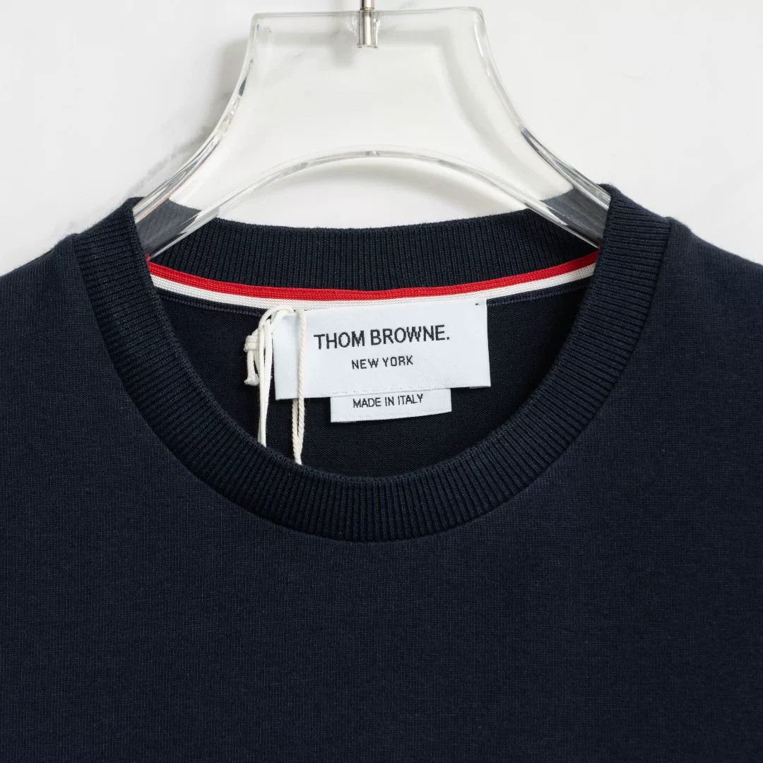Thom Browne Thom Browne Women's Navy Patch T-Shirt Size M / US 6-8 / IT 42-44 - 2 Thumbnail