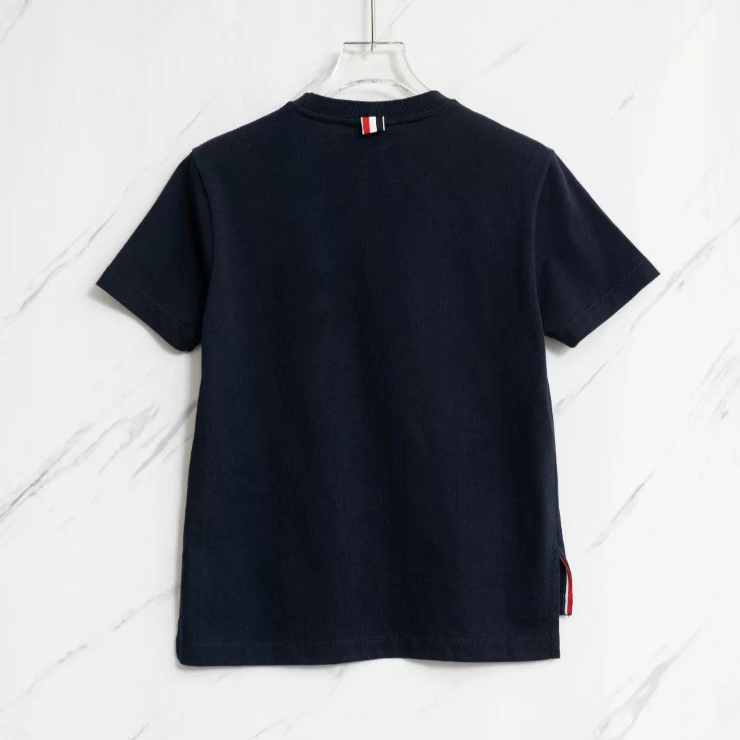 Thom Browne Thom Browne Women's Navy Patch T-Shirt Size M / US 6-8 / IT 42-44 - 3 Thumbnail