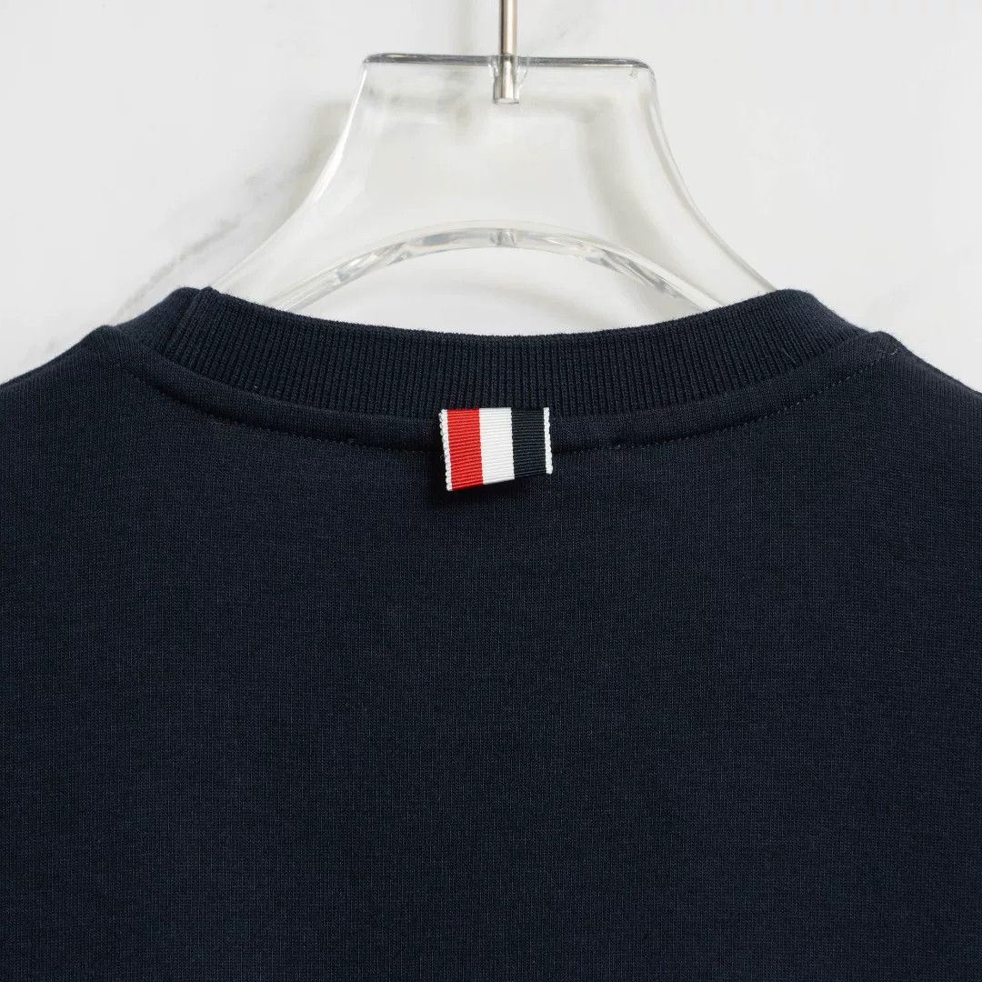 Thom Browne Thom Browne Women's Navy Patch T-Shirt Size M / US 6-8 / IT 42-44 - 4 Thumbnail