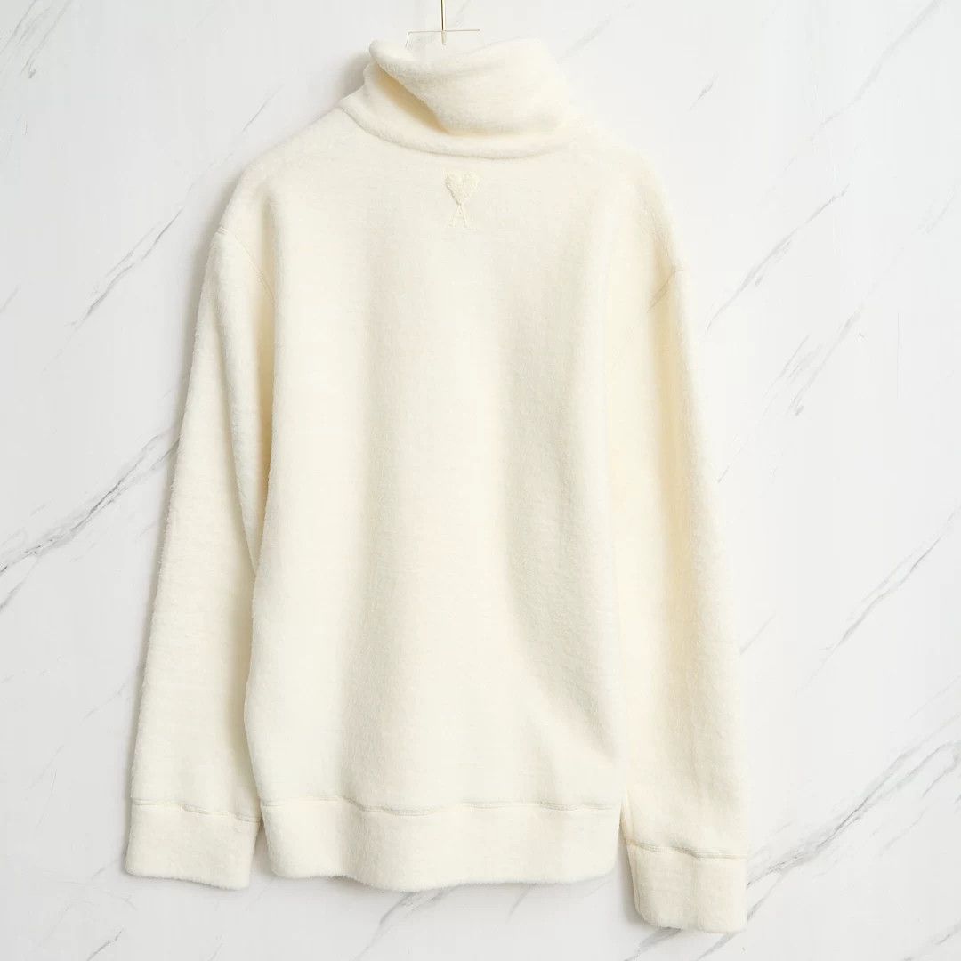 AMI Ami Paris Zip Fleece Top Size M / US 6-8 / IT 42-44 - 4 Thumbnail