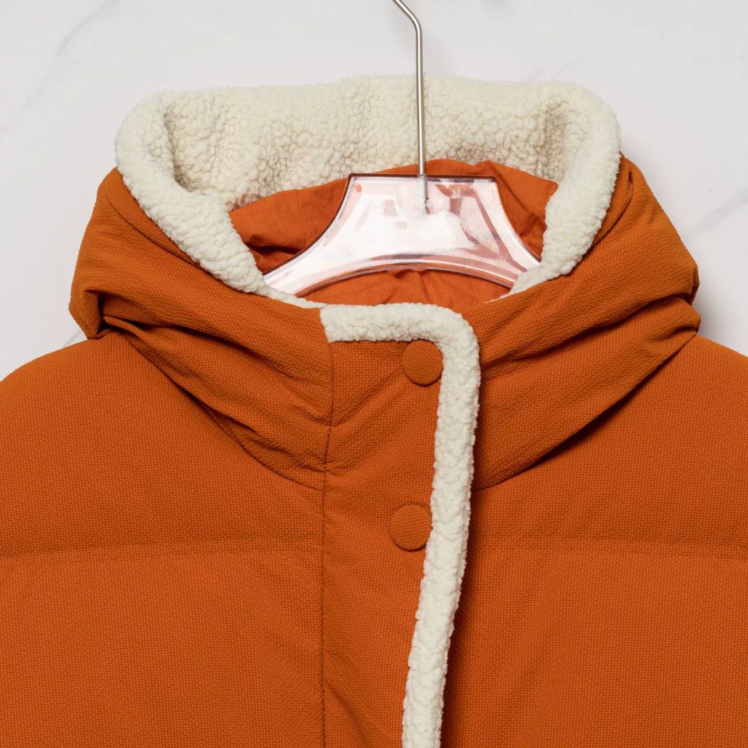 IENKI IENKI IENKI IENKI Women's Shearling Down Jacket Size M / US 6-8 / IT 42-44 - 2 Thumbnail
