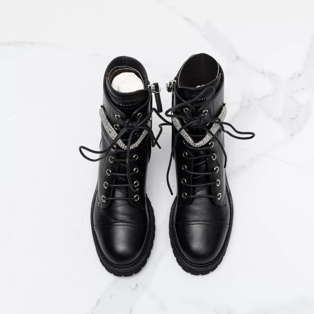 Giuseppe Zanotti Giuseppe Zanotti Women's Crystal Martin Boots Size US 6 / IT 36 - 3 Thumbnail