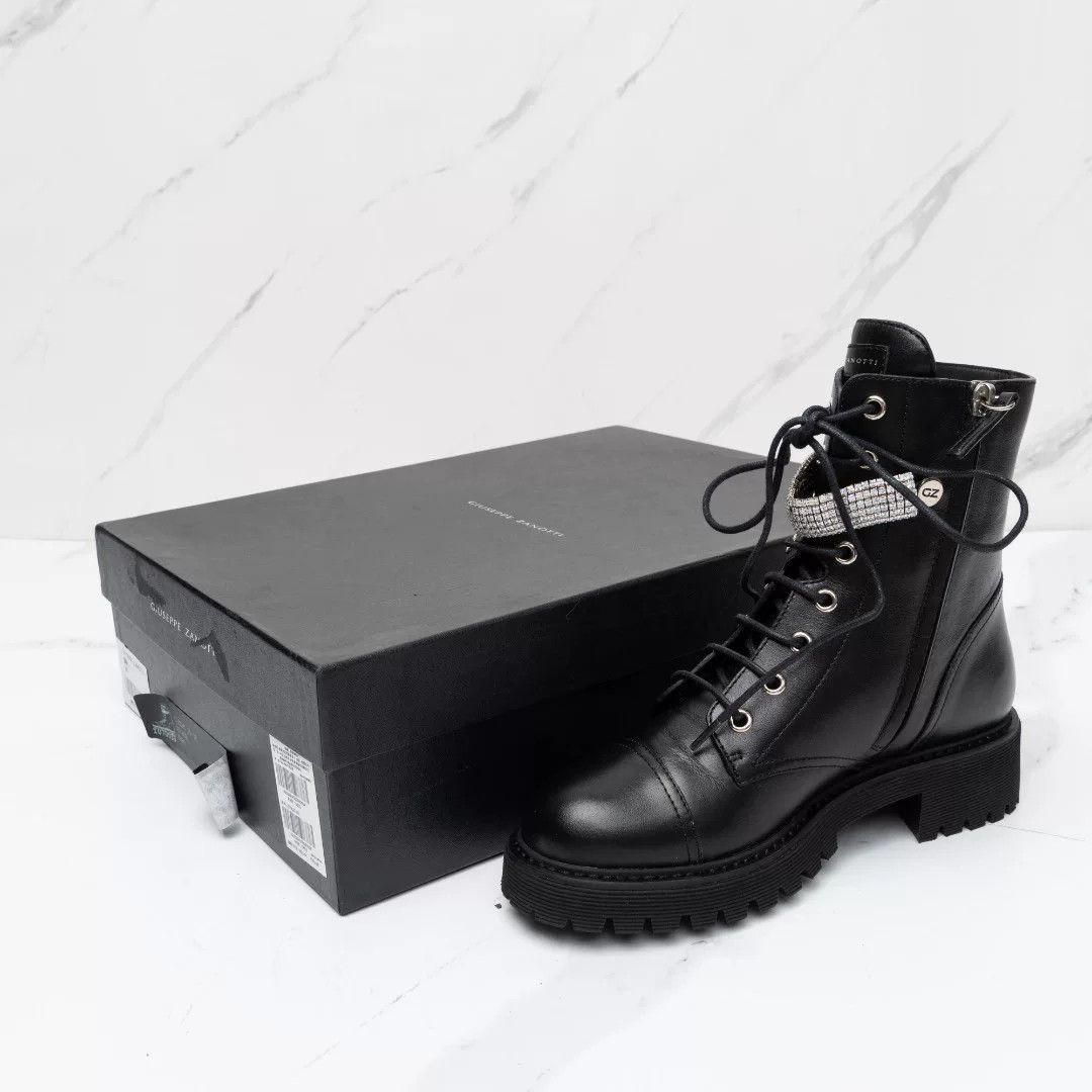 Giuseppe Zanotti Giuseppe Zanotti Women's Crystal Martin Boots Size US 6 / IT 36 - 8 Thumbnail