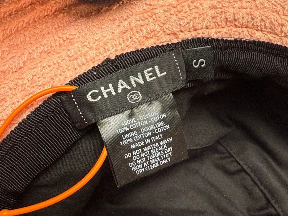 Chanel Chanel Colorblock Double C Logo Towel Hat Size ONE SIZE - 3 Thumbnail
