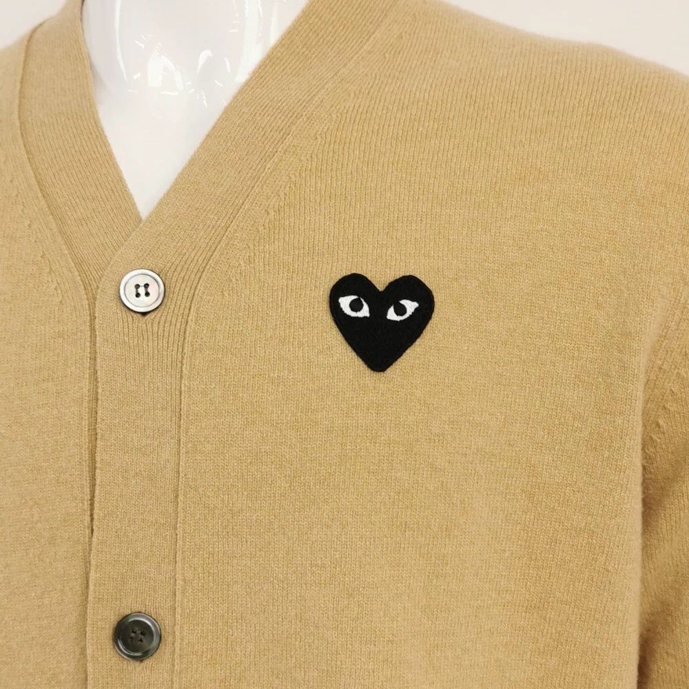 Comme des Garcons Comme Des Garçons Play Wool V-Neck Sweater XL Size US XL / EU 56 / 4 - 3 Thumbnail