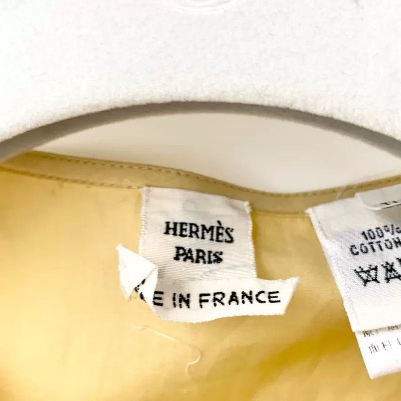 Hermes Hermes Women's Beige T-Shirt Size M / US 6-8 / IT 42-44 - 5 Thumbnail