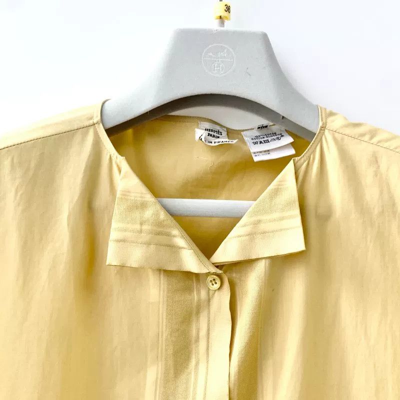 Hermes Hermes Women's Beige T-Shirt Size M / US 6-8 / IT 42-44 - 4 Thumbnail