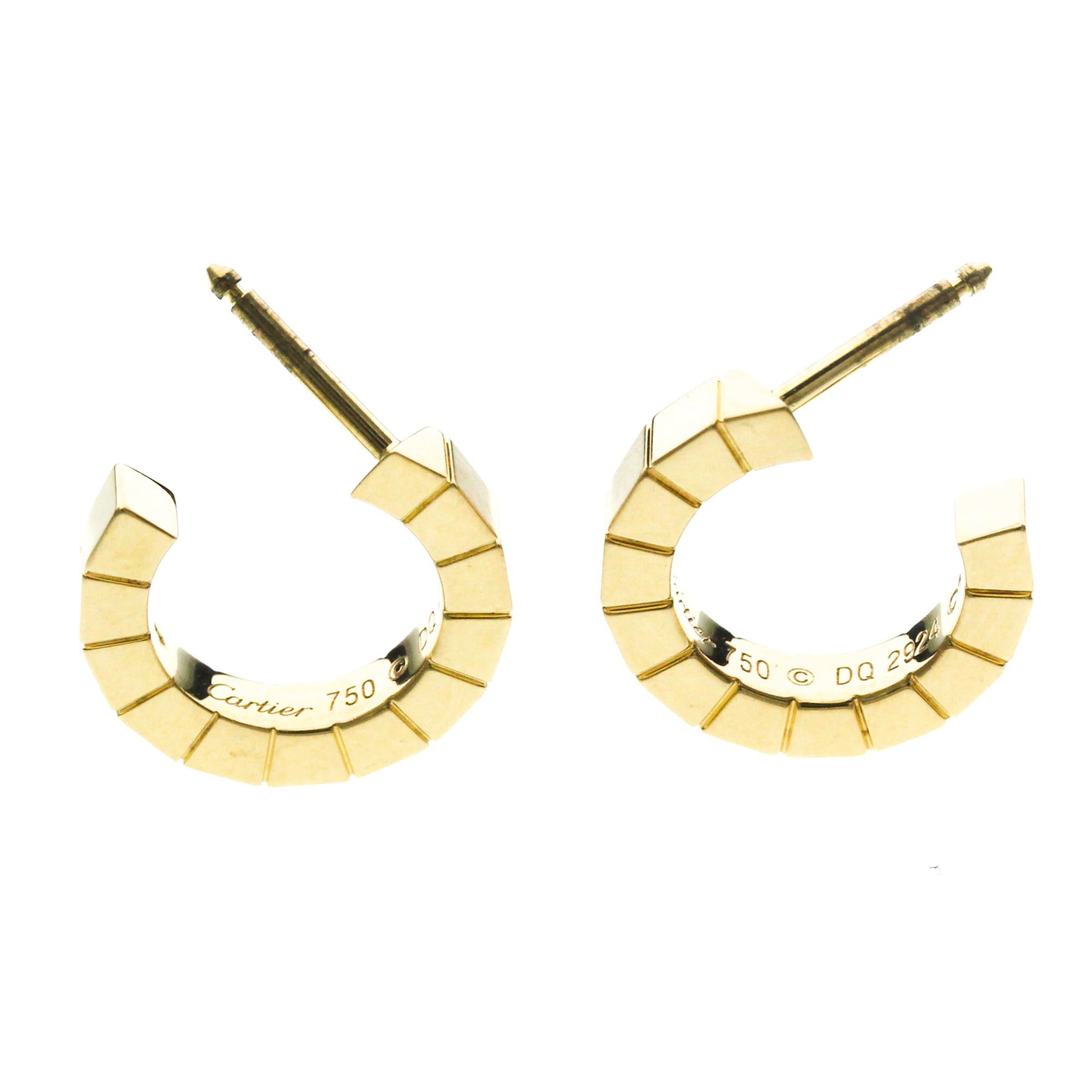 Cartier Cartier Lanieres Earrings No Stone Yellow Gold (18K) Half Hoop Earrings Gold Size ONE SIZE - 16 Thumbnail