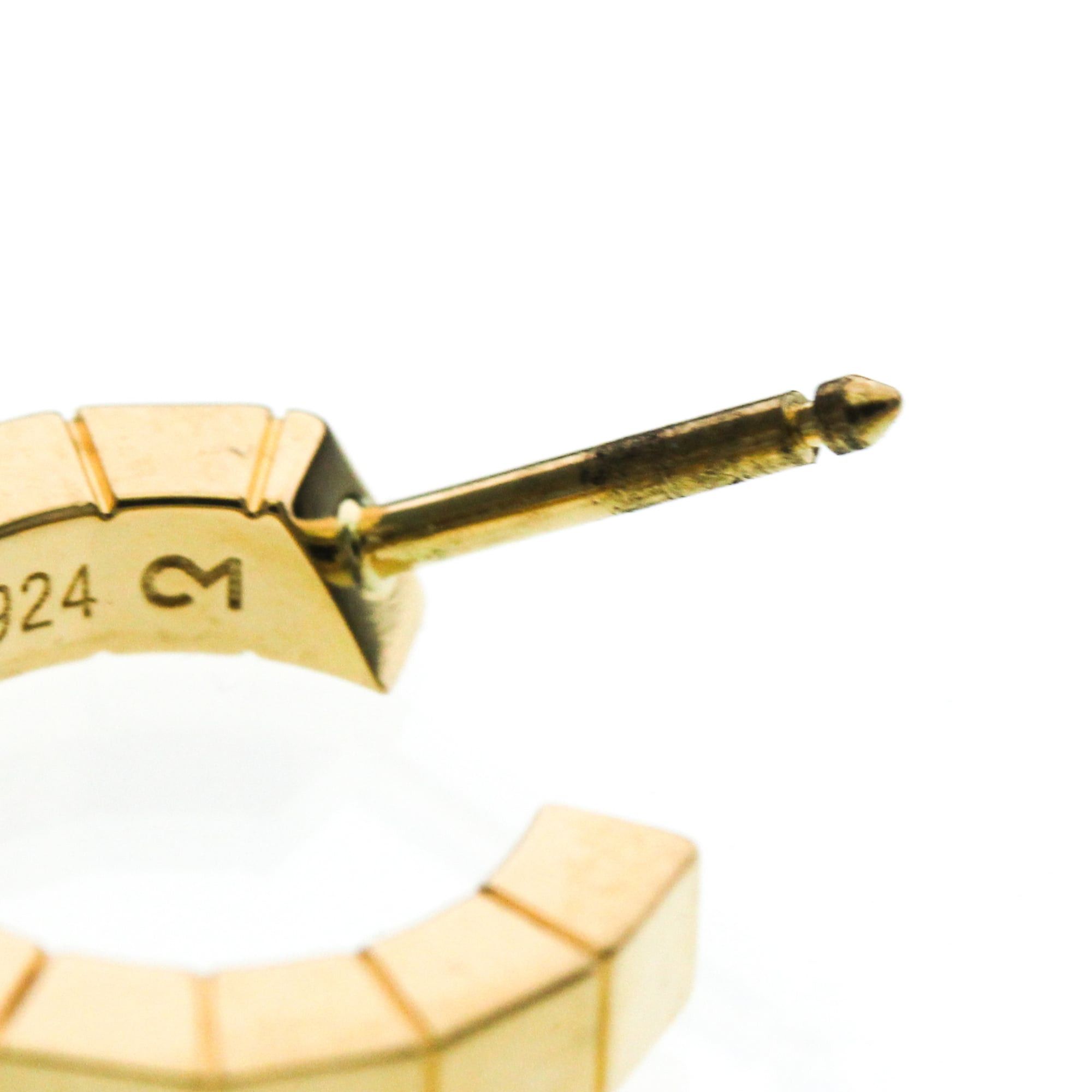 Cartier Cartier Lanieres Earrings No Stone Yellow Gold (18K) Half Hoop Earrings Gold Size ONE SIZE - 10 Thumbnail