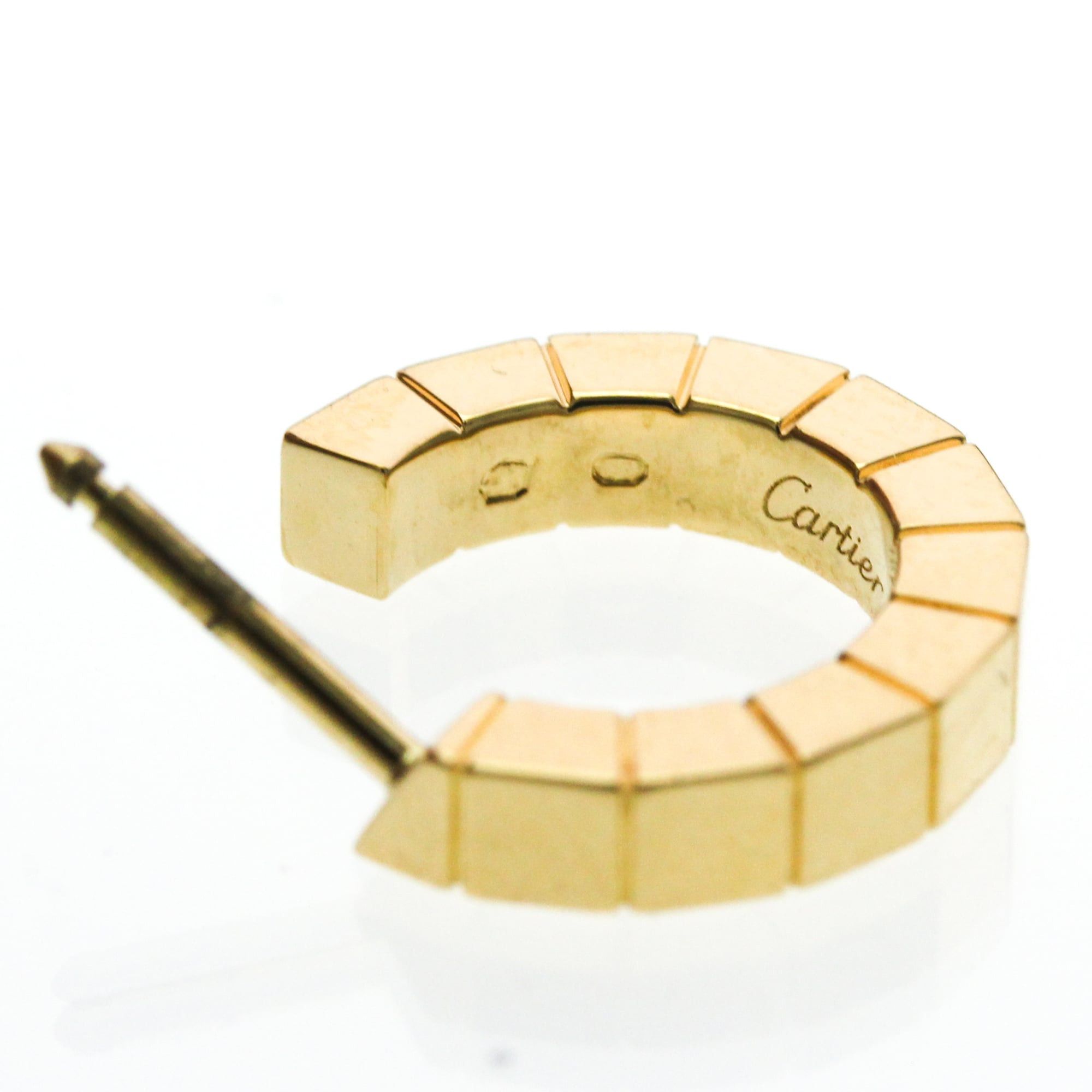 Cartier Cartier Lanieres Earrings No Stone Yellow Gold (18K) Half Hoop Earrings Gold Size ONE SIZE - 11 Thumbnail