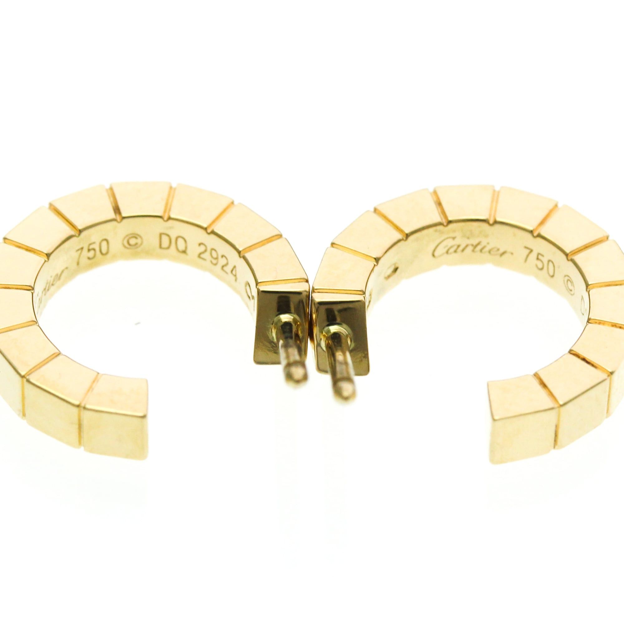 Cartier Cartier Lanieres Earrings No Stone Yellow Gold (18K) Half Hoop Earrings Gold Size ONE SIZE - 5 Thumbnail