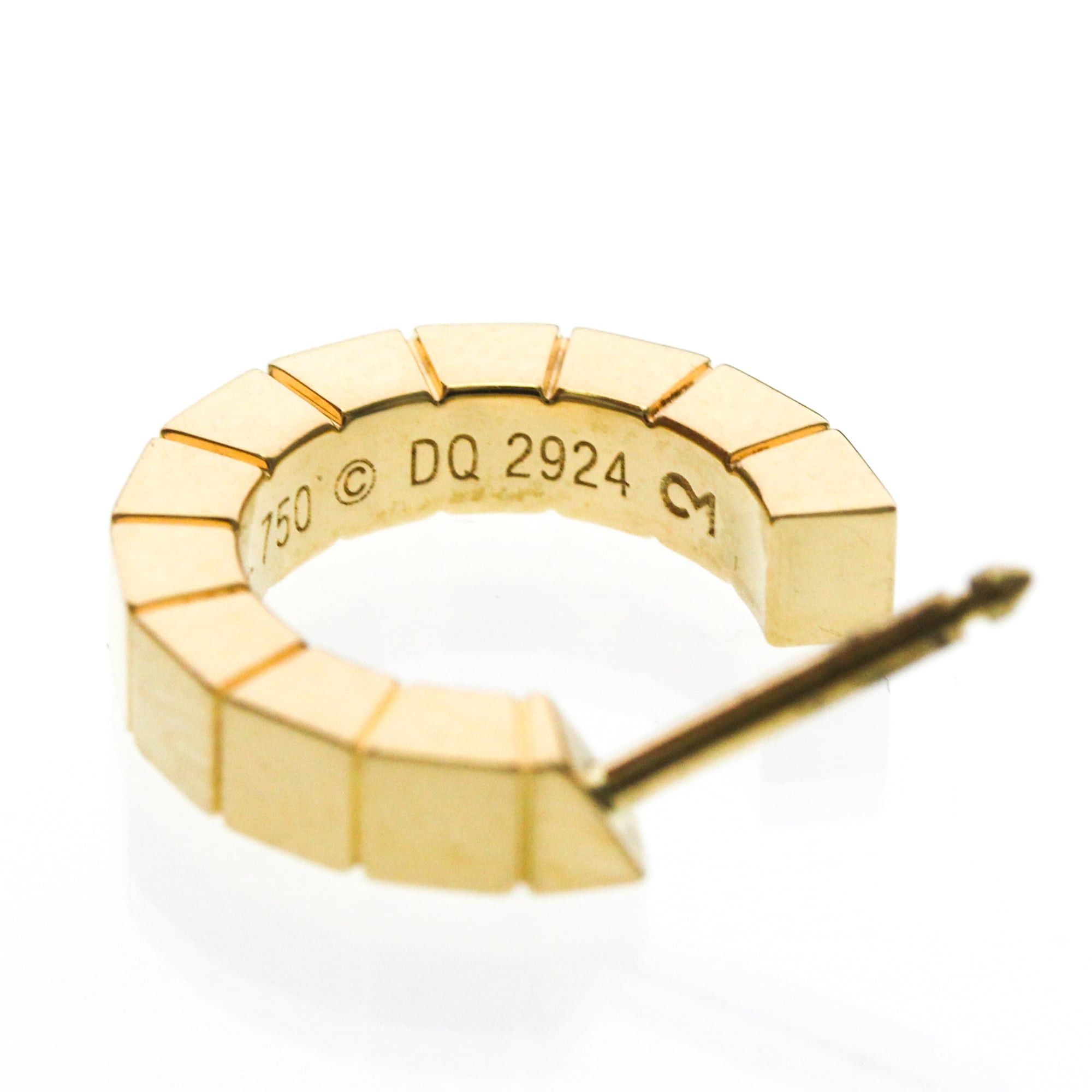 Cartier Cartier Lanieres Earrings No Stone Yellow Gold (18K) Half Hoop Earrings Gold Size ONE SIZE - 15 Thumbnail