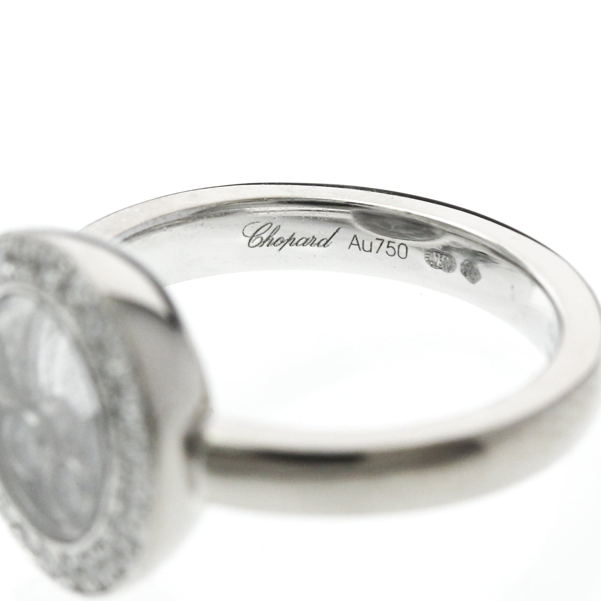 Chopard Chopard Happy Diamonds Ring 82A018 White Gold (18K) Fashion Diamond Band Ring Silver Size ONE SIZE - 5 Thumbnail