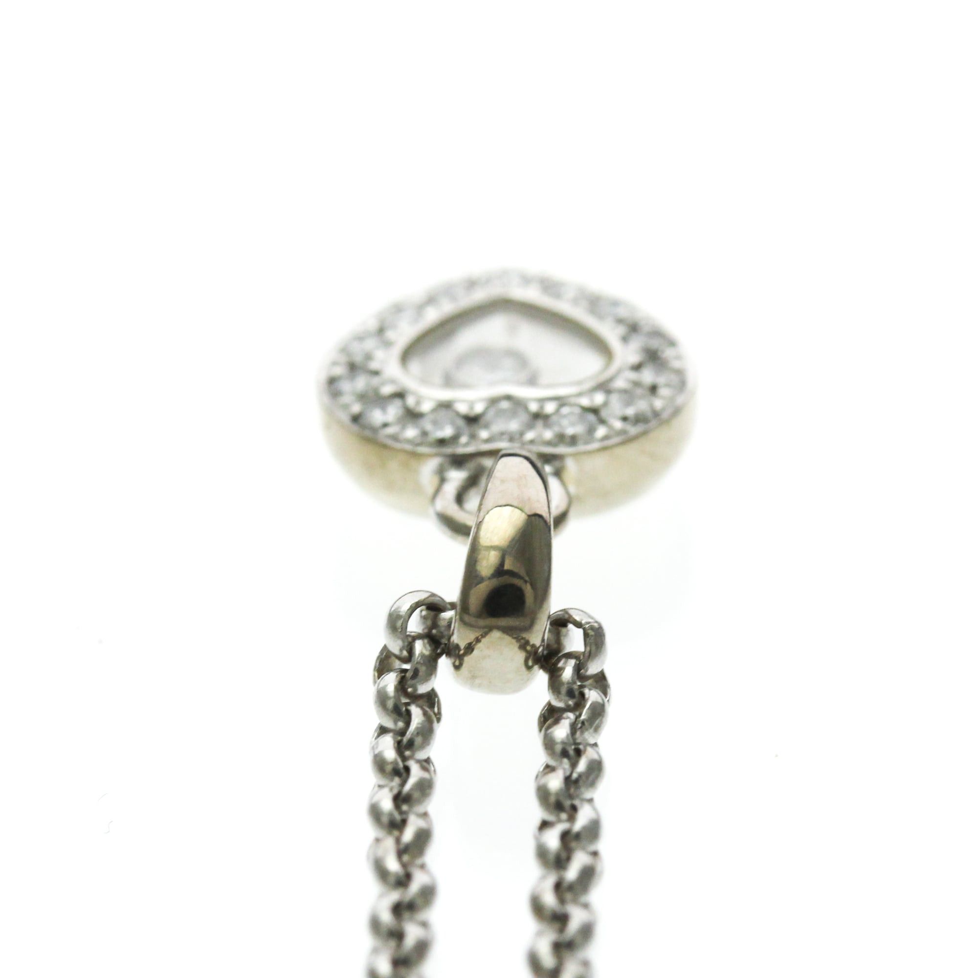 Chopard Chopard Happy Diamonds Heart Diamond Necklace 79/1084 White Gold (18K) Diamond Men,Women Fashion Pendant Necklace (Silver) Size ONE SIZE - 6 Thumbnail