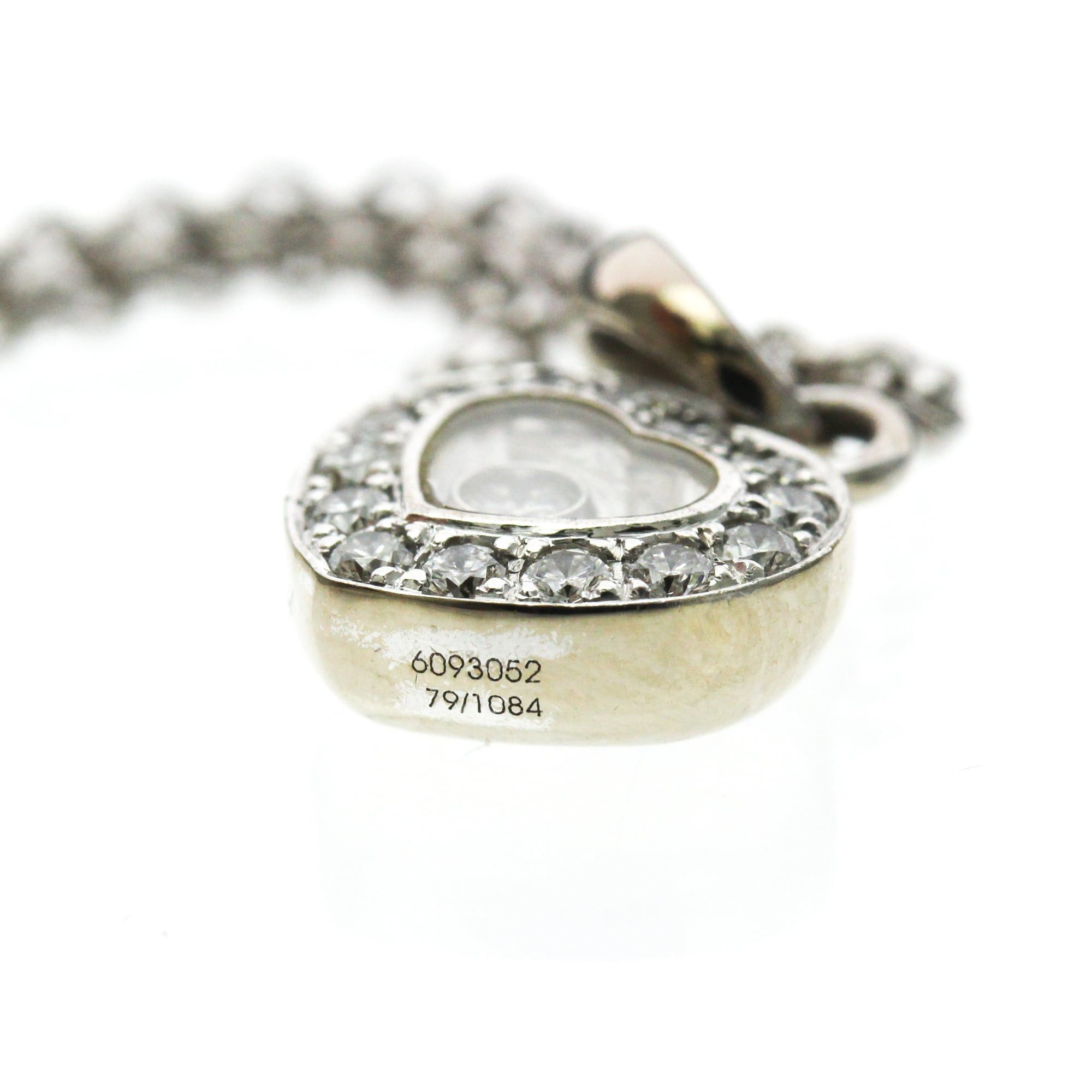 Chopard Chopard Happy Diamonds Heart Diamond Necklace 79/1084 White Gold (18K) Diamond Men,Women Fashion Pendant Necklace (Silver) Size ONE SIZE - 9 Thumbnail