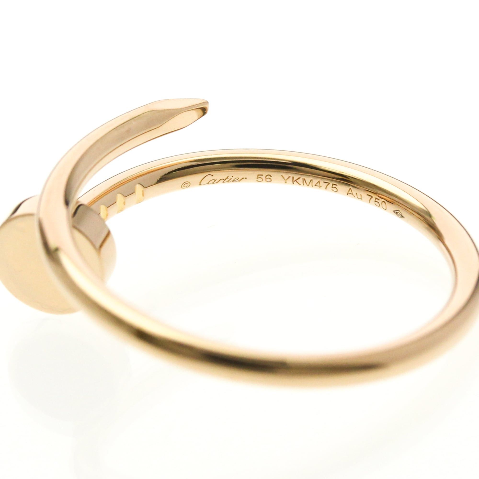 Cartier Cartier Juste Un Clou Pink Gold (18K) Fashion No Stone Band Ring Pink Gold Size ONE SIZE - 6 Thumbnail