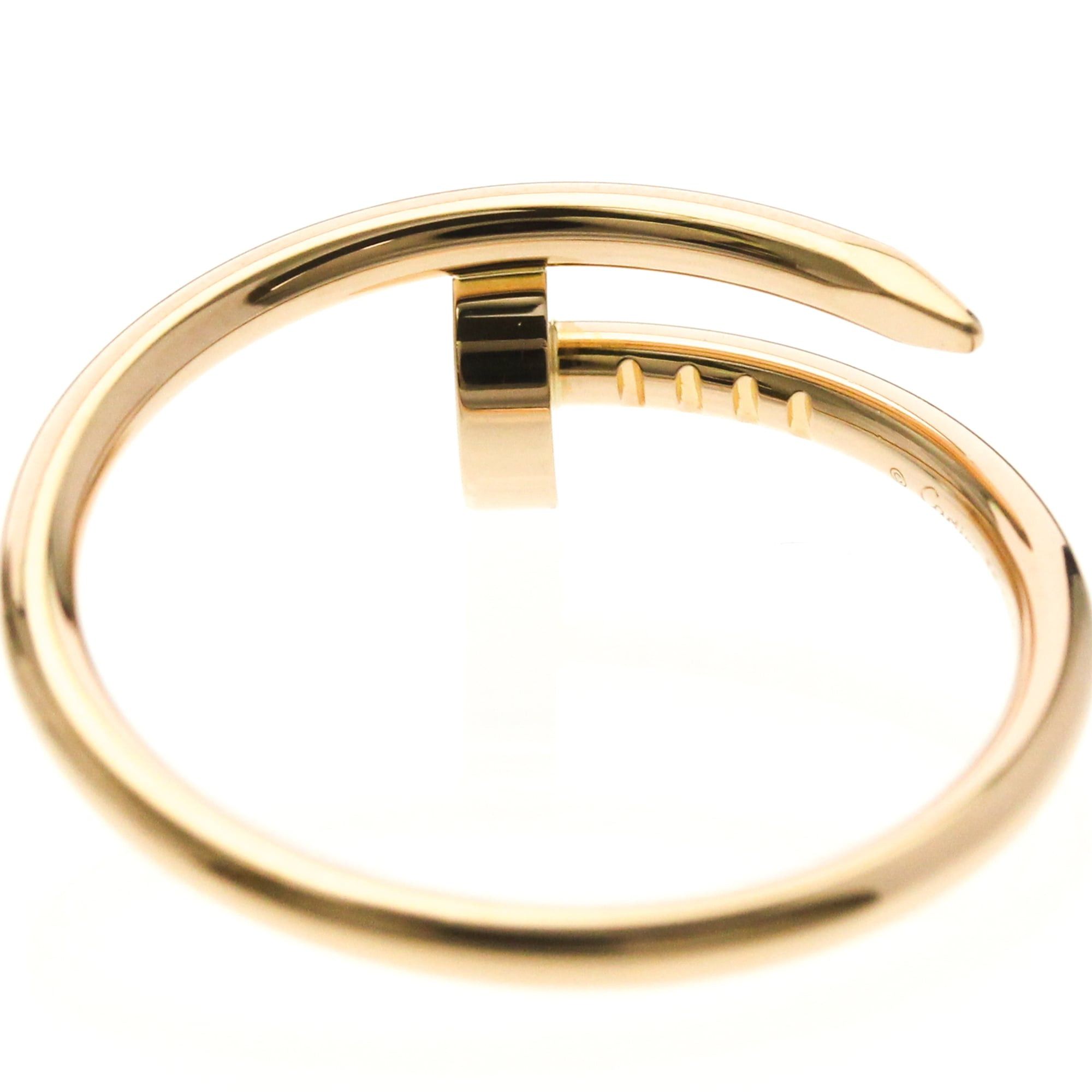 Cartier Cartier Juste Un Clou Pink Gold (18K) Fashion No Stone Band Ring Pink Gold Size ONE SIZE - 7 Thumbnail