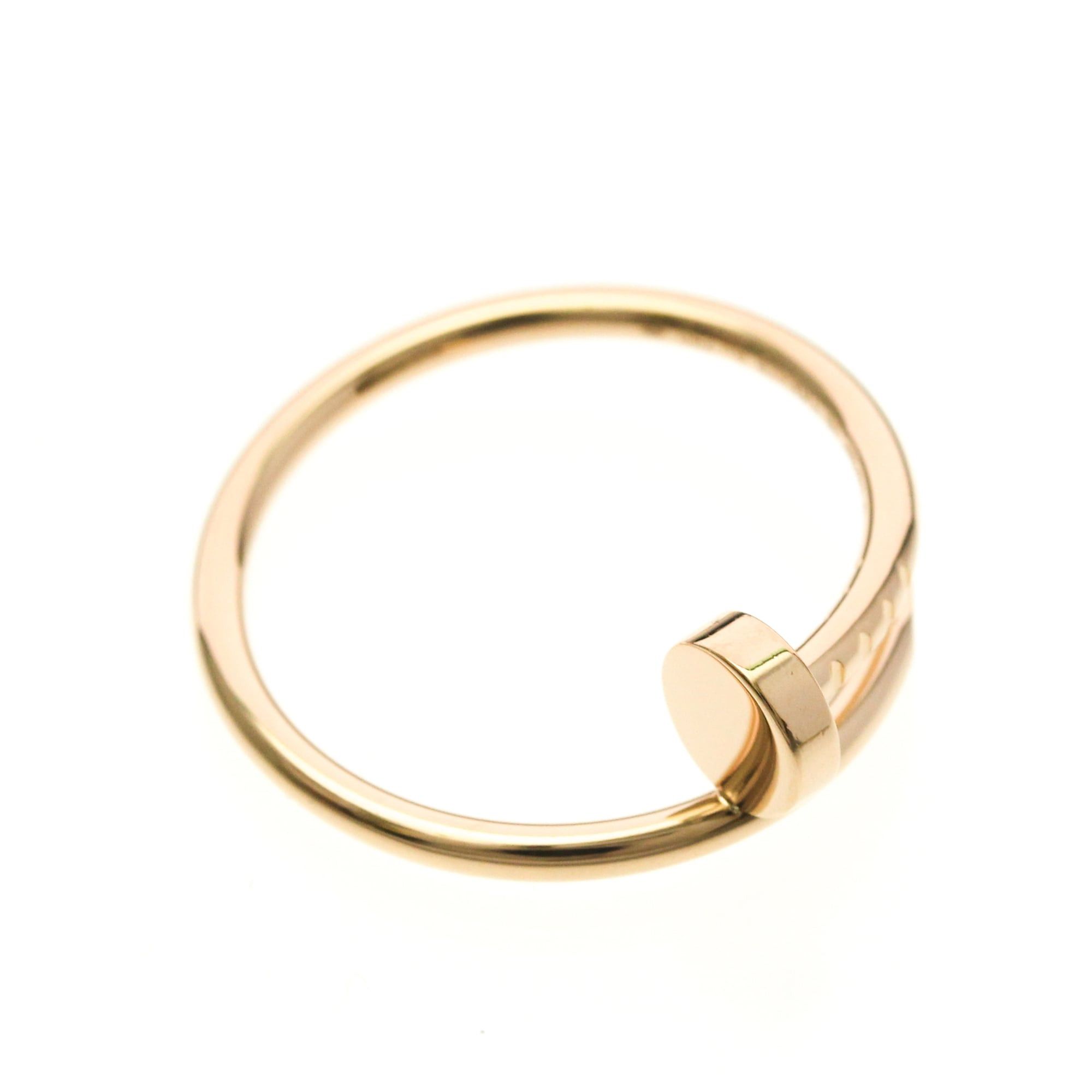 Cartier Cartier Juste Un Clou Pink Gold (18K) Fashion No Stone Band Ring Pink Gold Size ONE SIZE - 10 Thumbnail