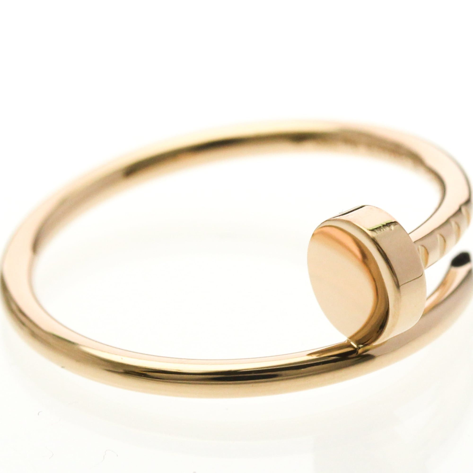 Cartier Cartier Juste Un Clou Pink Gold (18K) Fashion No Stone Band Ring Pink Gold Size ONE SIZE - 9 Thumbnail