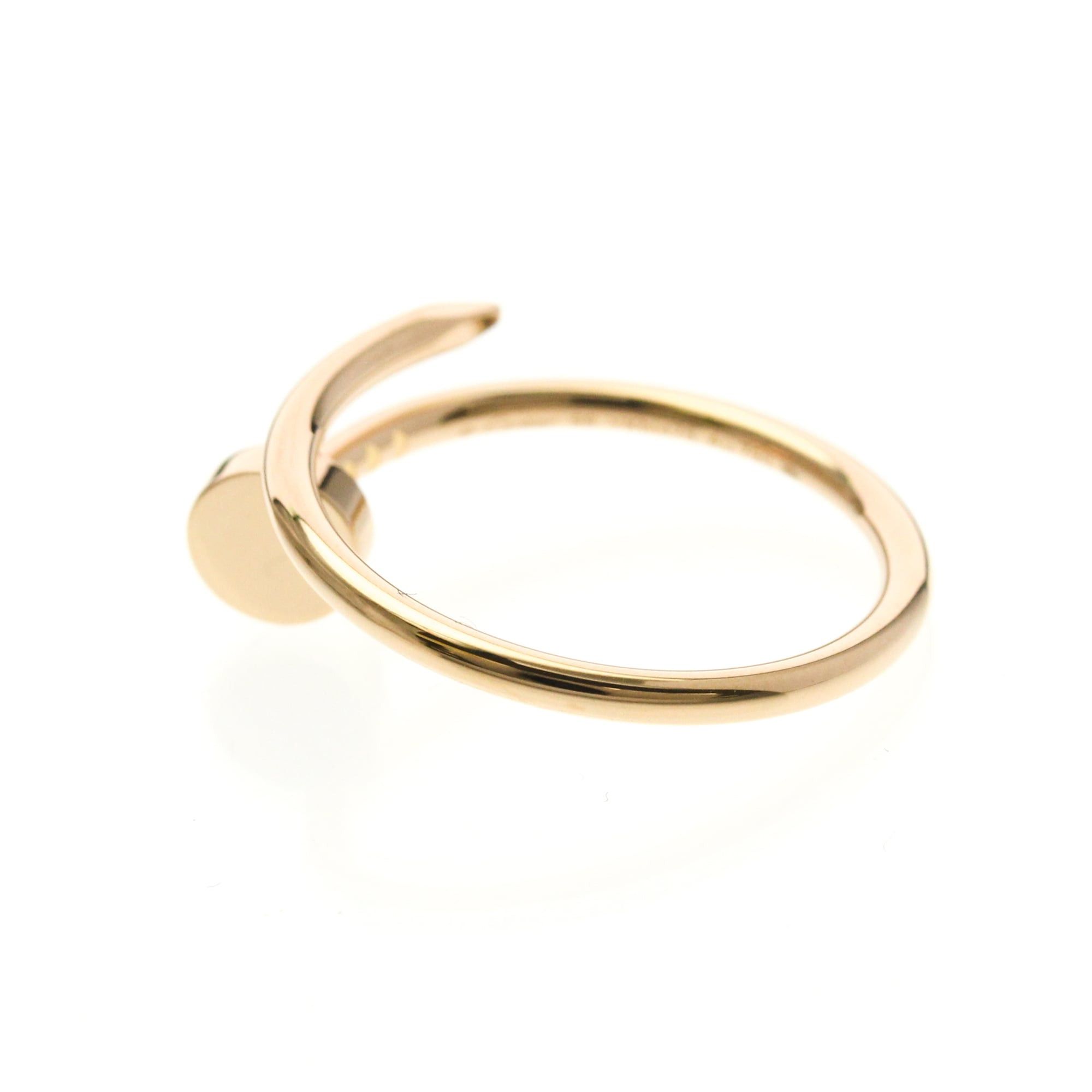 Cartier Cartier Juste Un Clou Pink Gold (18K) Fashion No Stone Band Ring Pink Gold Size ONE SIZE - 2 Thumbnail