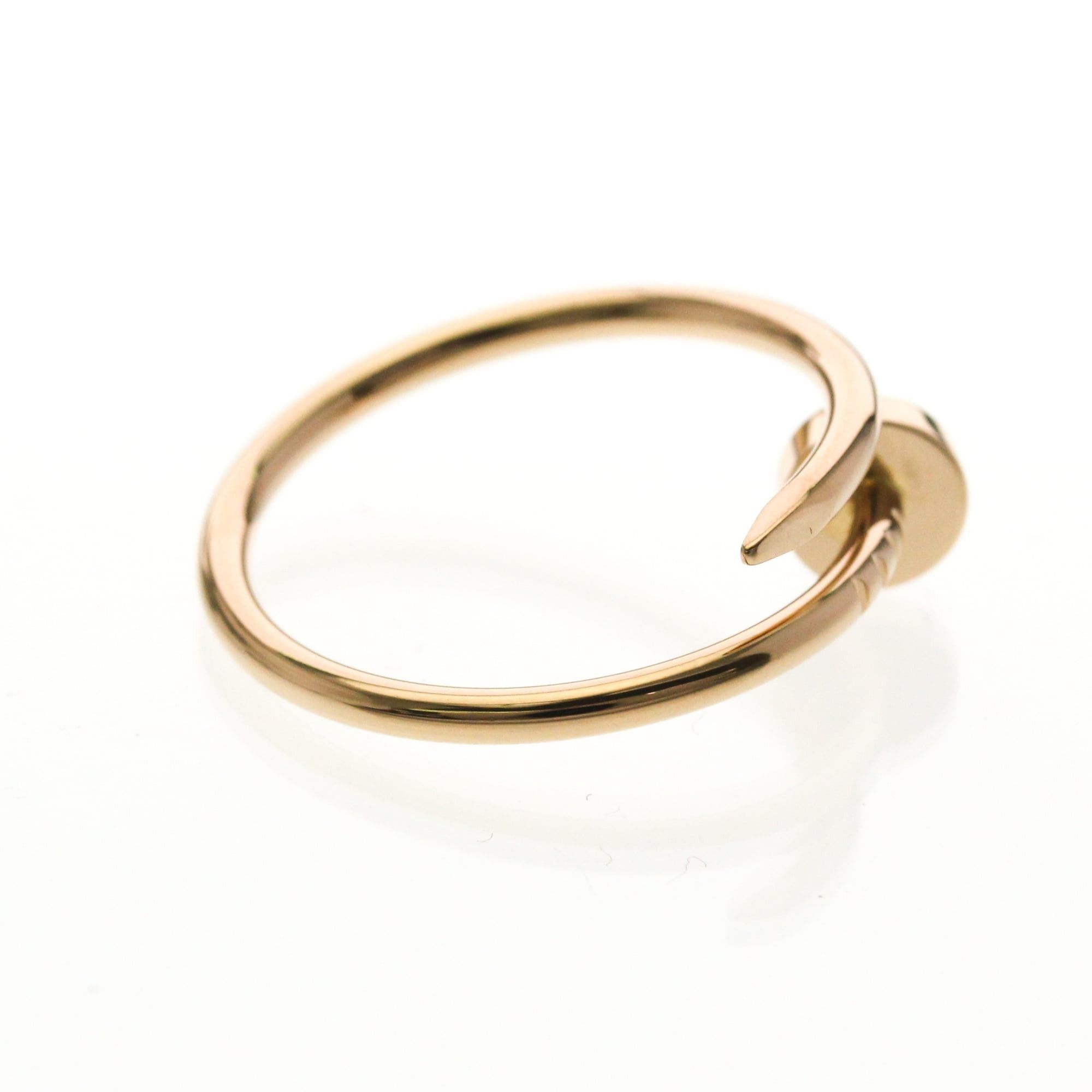 Cartier Cartier Juste Un Clou Pink Gold (18K) Fashion No Stone Band Ring Pink Gold Size ONE SIZE - 4 Thumbnail