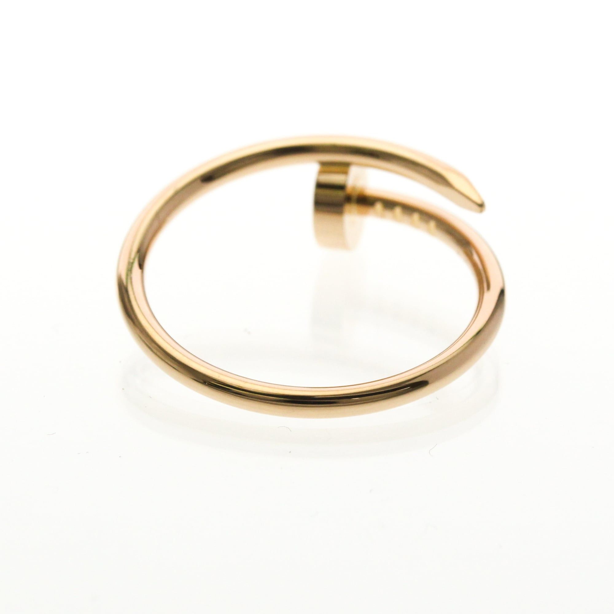 Cartier Cartier Juste Un Clou Pink Gold (18K) Fashion No Stone Band Ring Pink Gold Size ONE SIZE - 3 Thumbnail