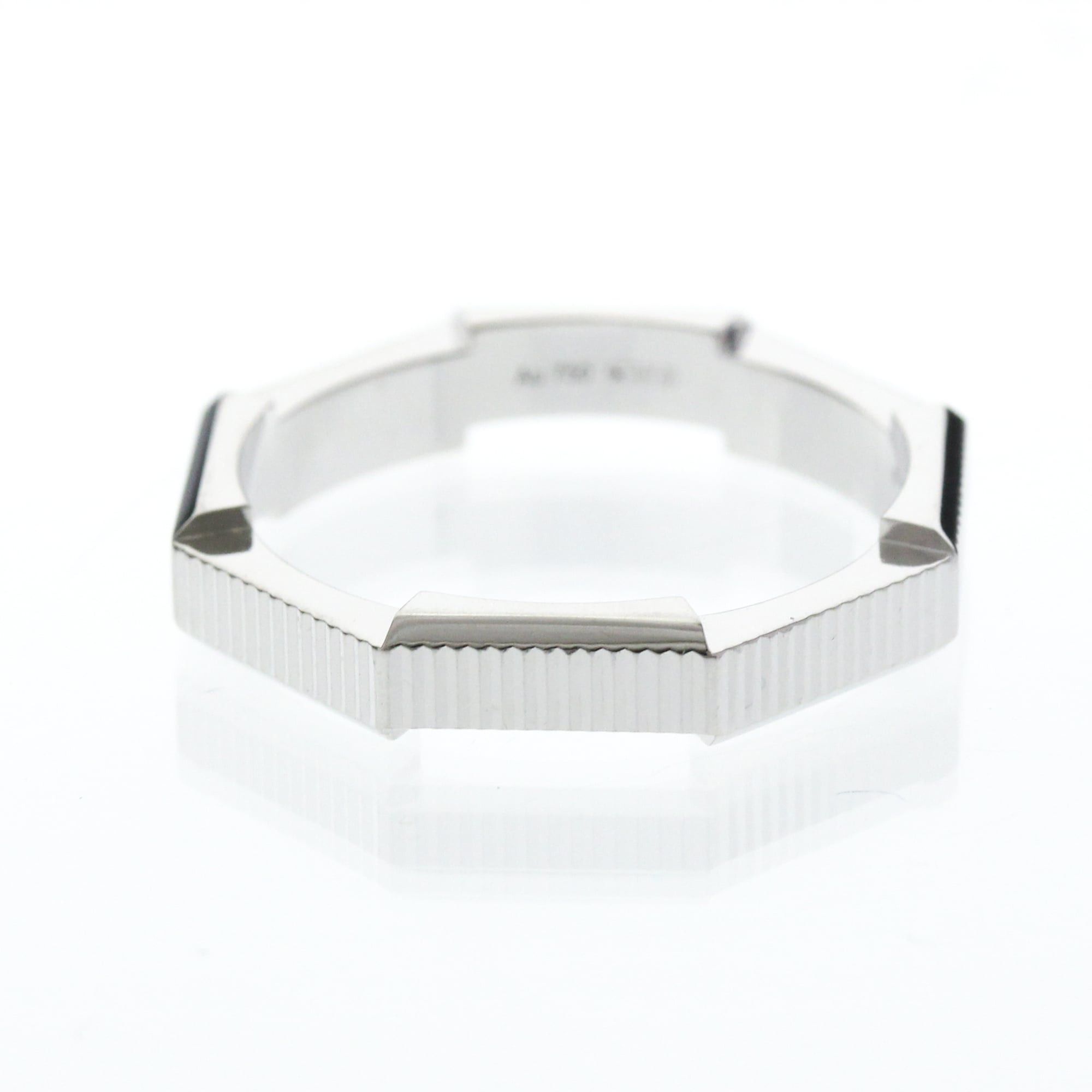 Gucci Gucci Link To Love Ring White Gold (18K) Fashion No Stone Band Ring Silver Size ONE SIZE - 2 Thumbnail