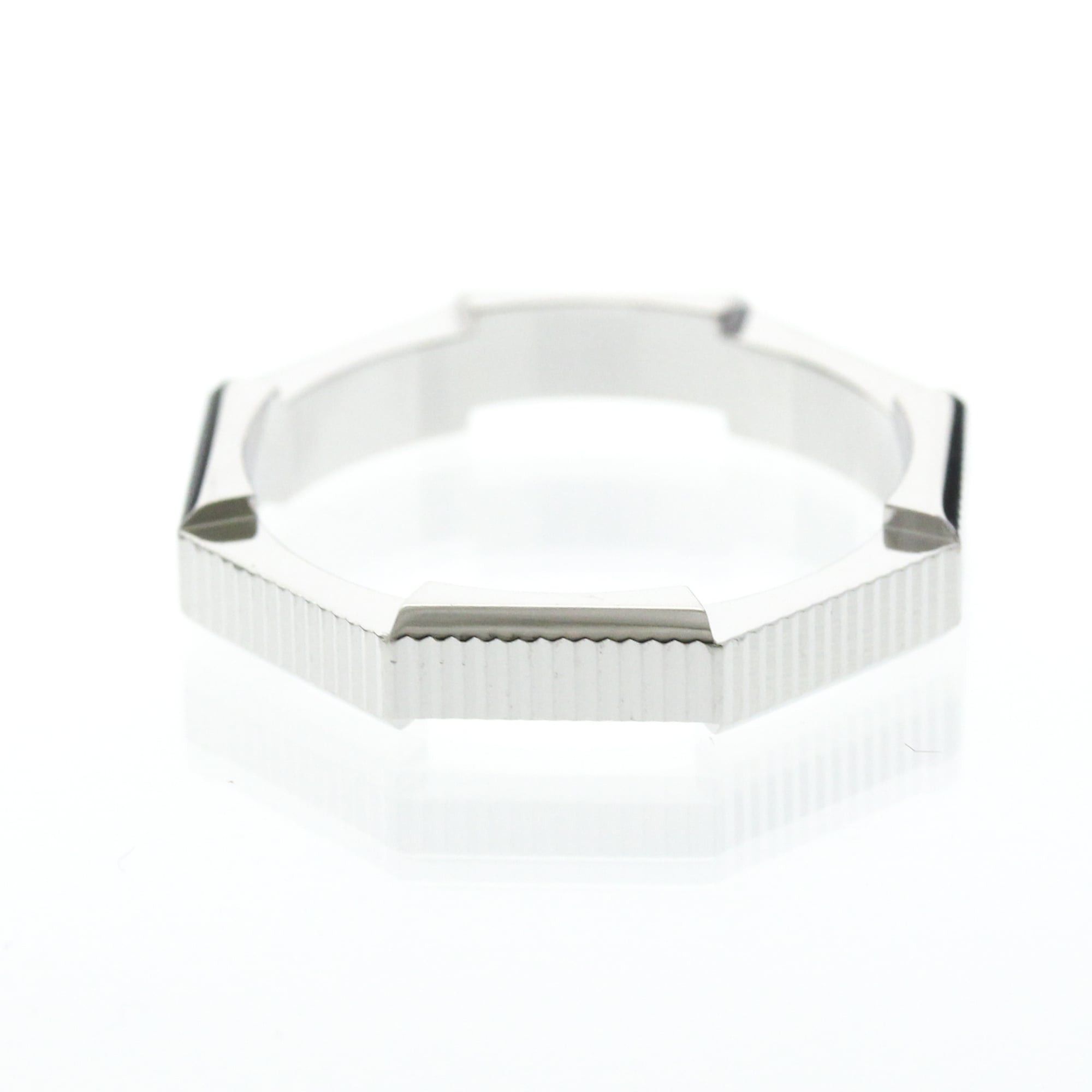 Gucci Gucci Link To Love Ring White Gold (18K) Fashion No Stone Band Ring Silver Size ONE SIZE - 3 Thumbnail