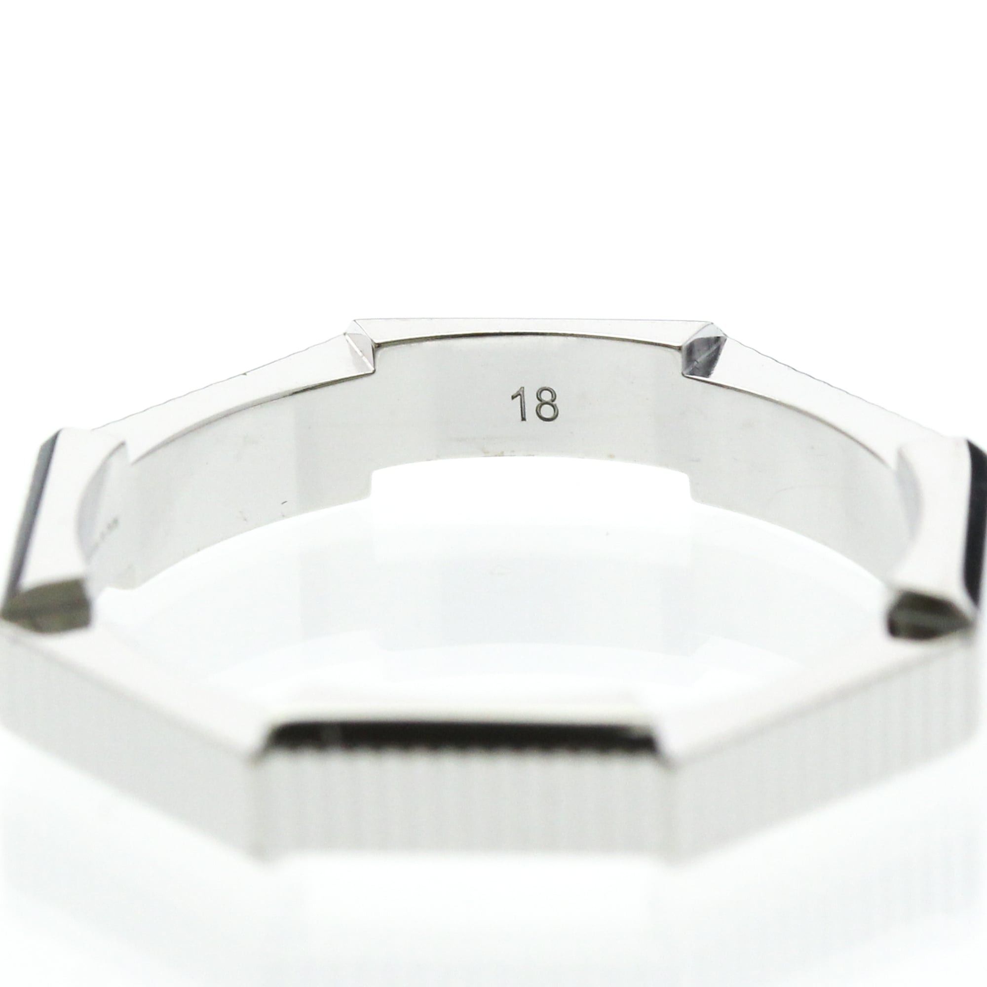 Gucci Gucci Link To Love Ring White Gold (18K) Fashion No Stone Band Ring Silver Size ONE SIZE - 8 Thumbnail