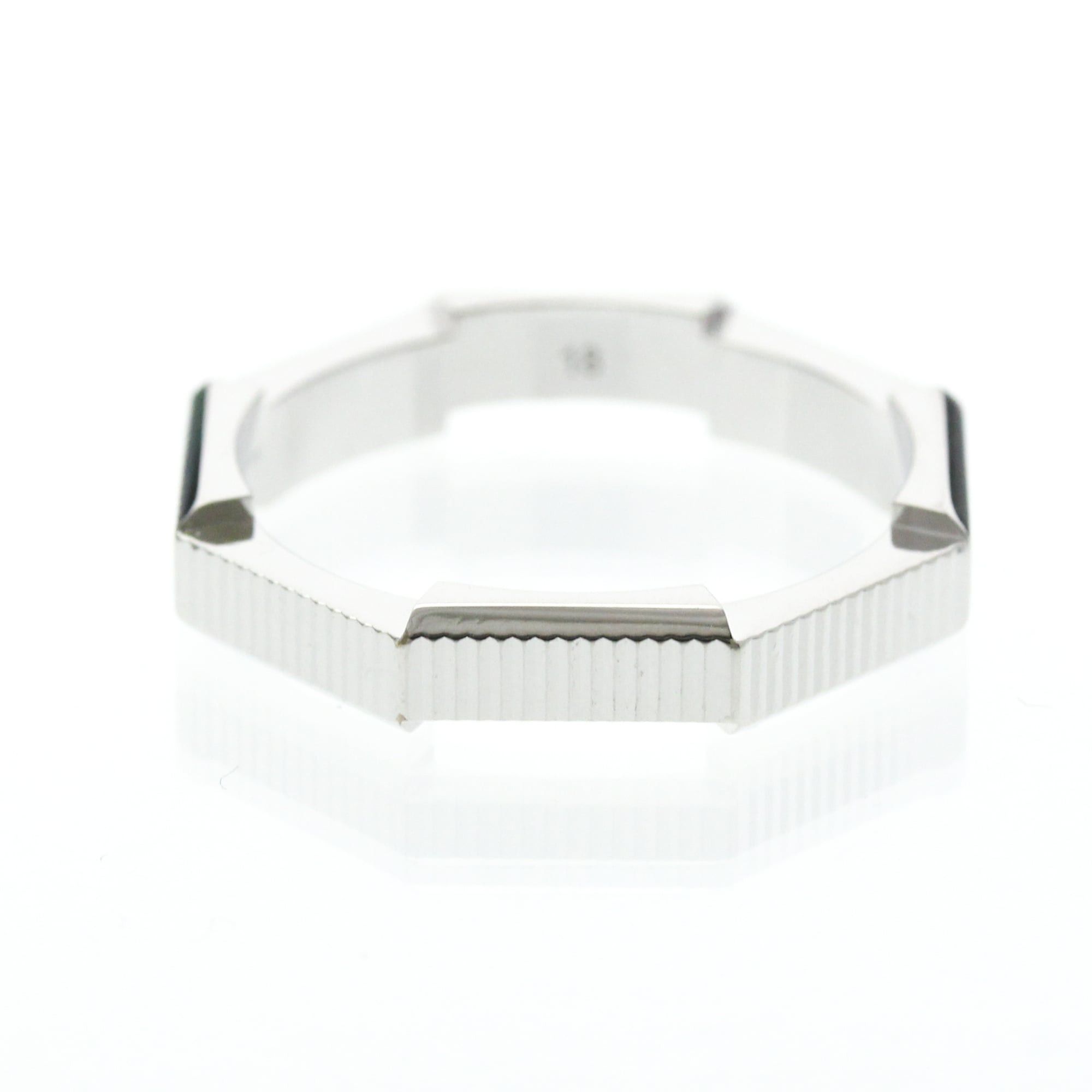 Gucci Gucci Link To Love Ring White Gold (18K) Fashion No Stone Band Ring Silver Size ONE SIZE - 4 Thumbnail