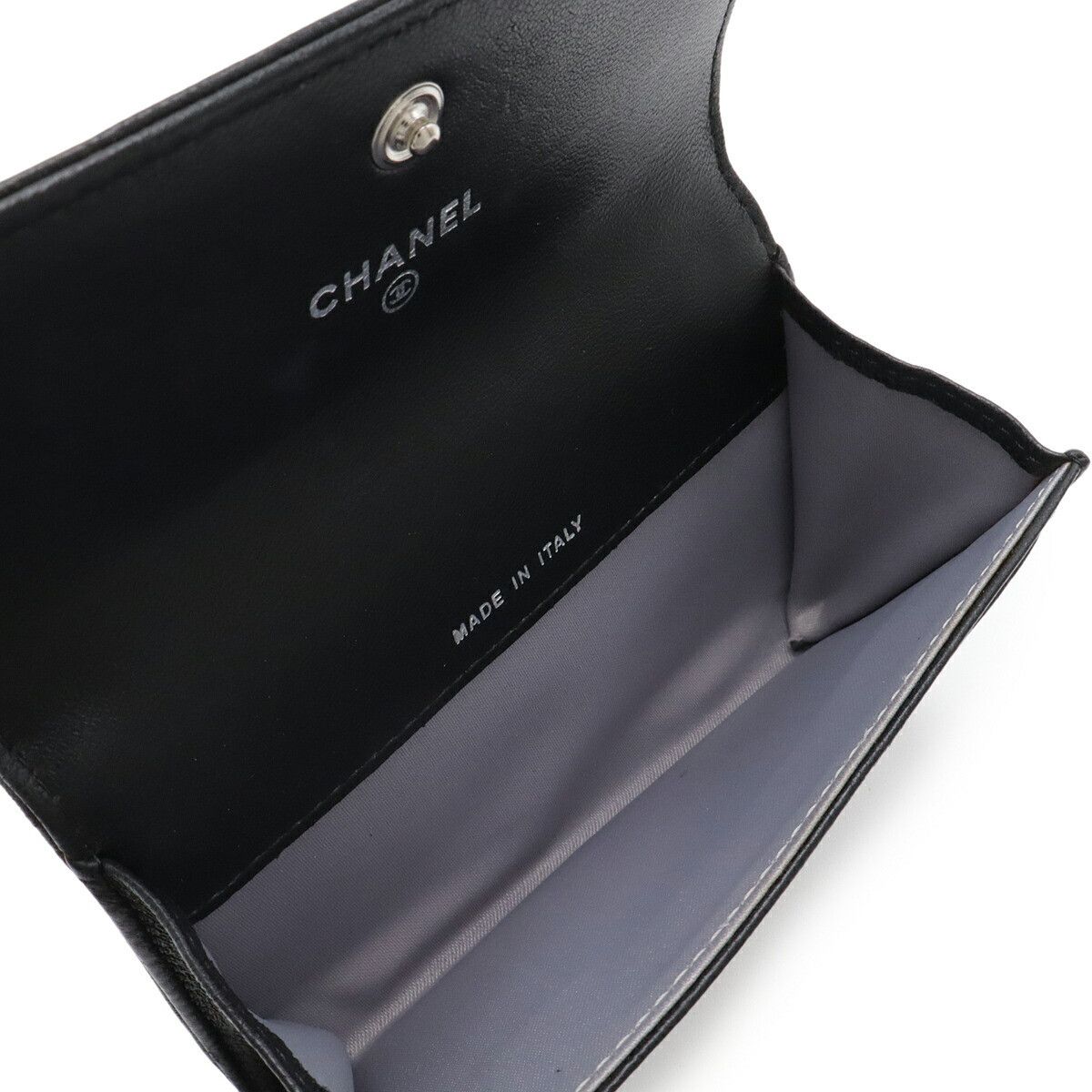 Chanel Chanel Chanel Camellia Card Case Leather Card Case A81937 DUTY FREE for USA Size ONE SIZE - 6 Thumbnail
