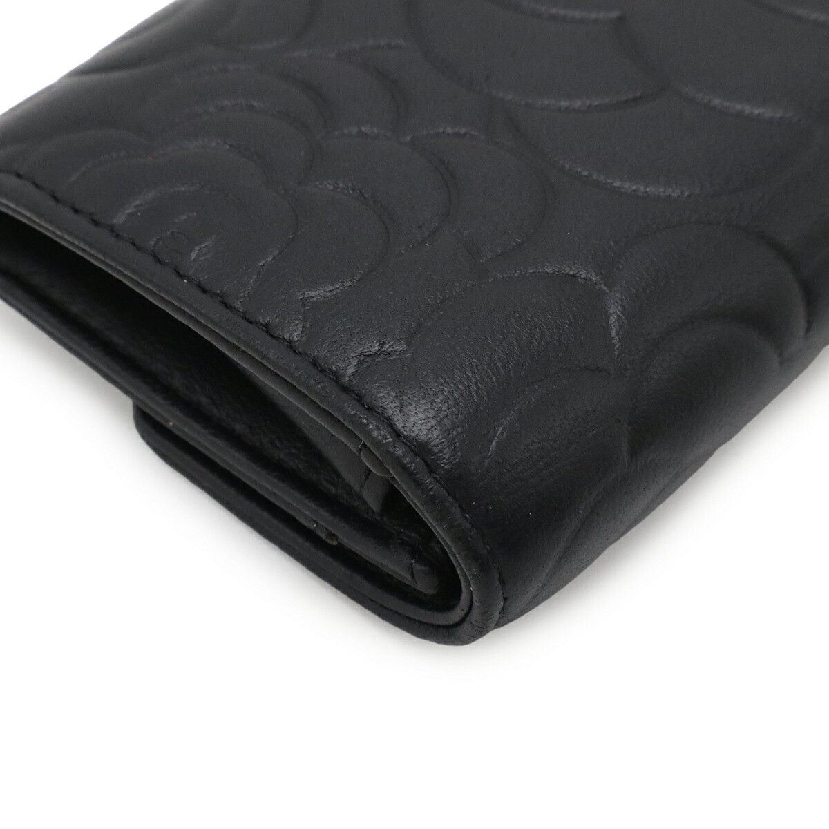Chanel Chanel Chanel Camellia Card Case Leather Card Case A81937 DUTY FREE for USA Size ONE SIZE - 3 Thumbnail