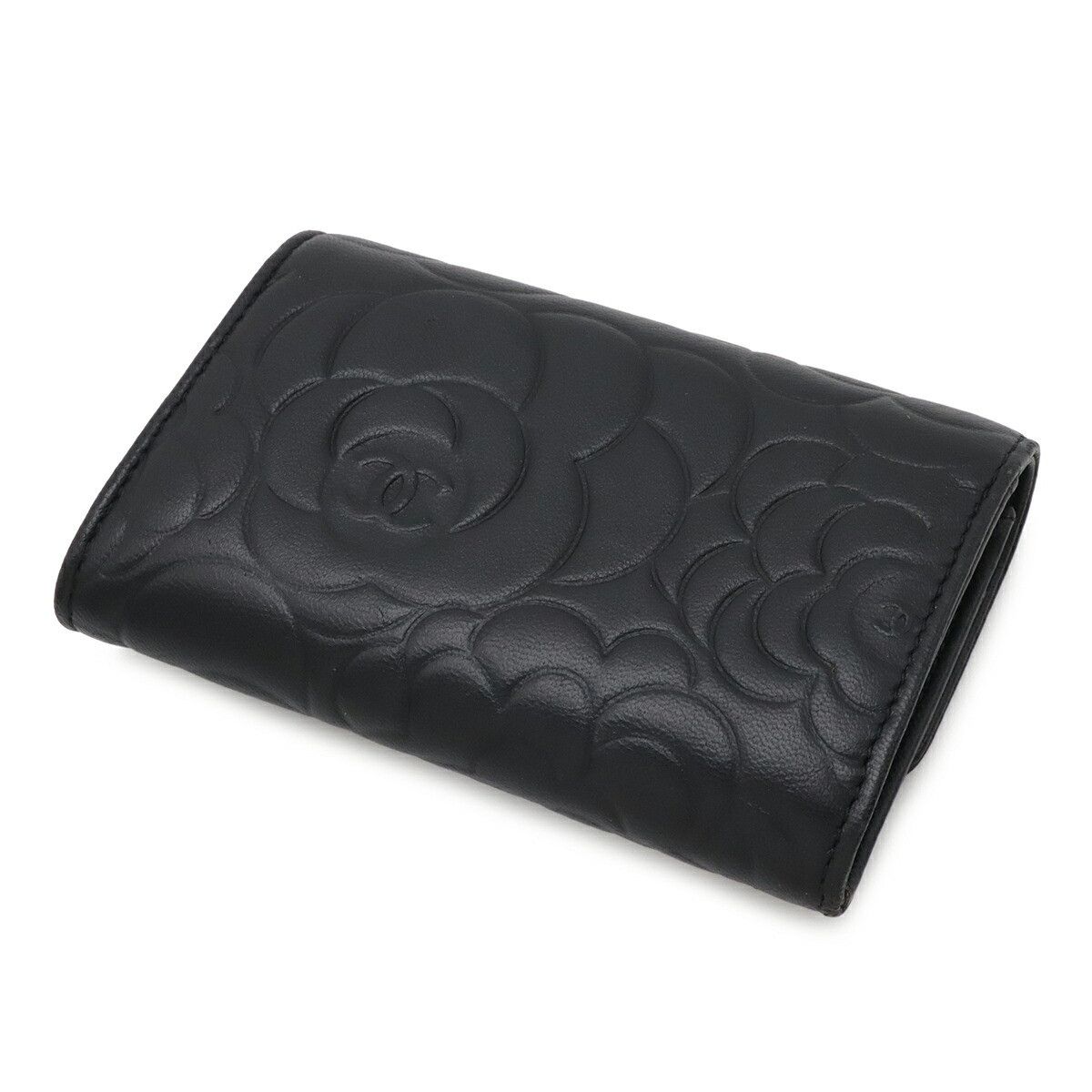 Chanel Chanel Chanel Camellia Card Case Leather Card Case A81937 DUTY FREE for USA Size ONE SIZE - 2 Thumbnail