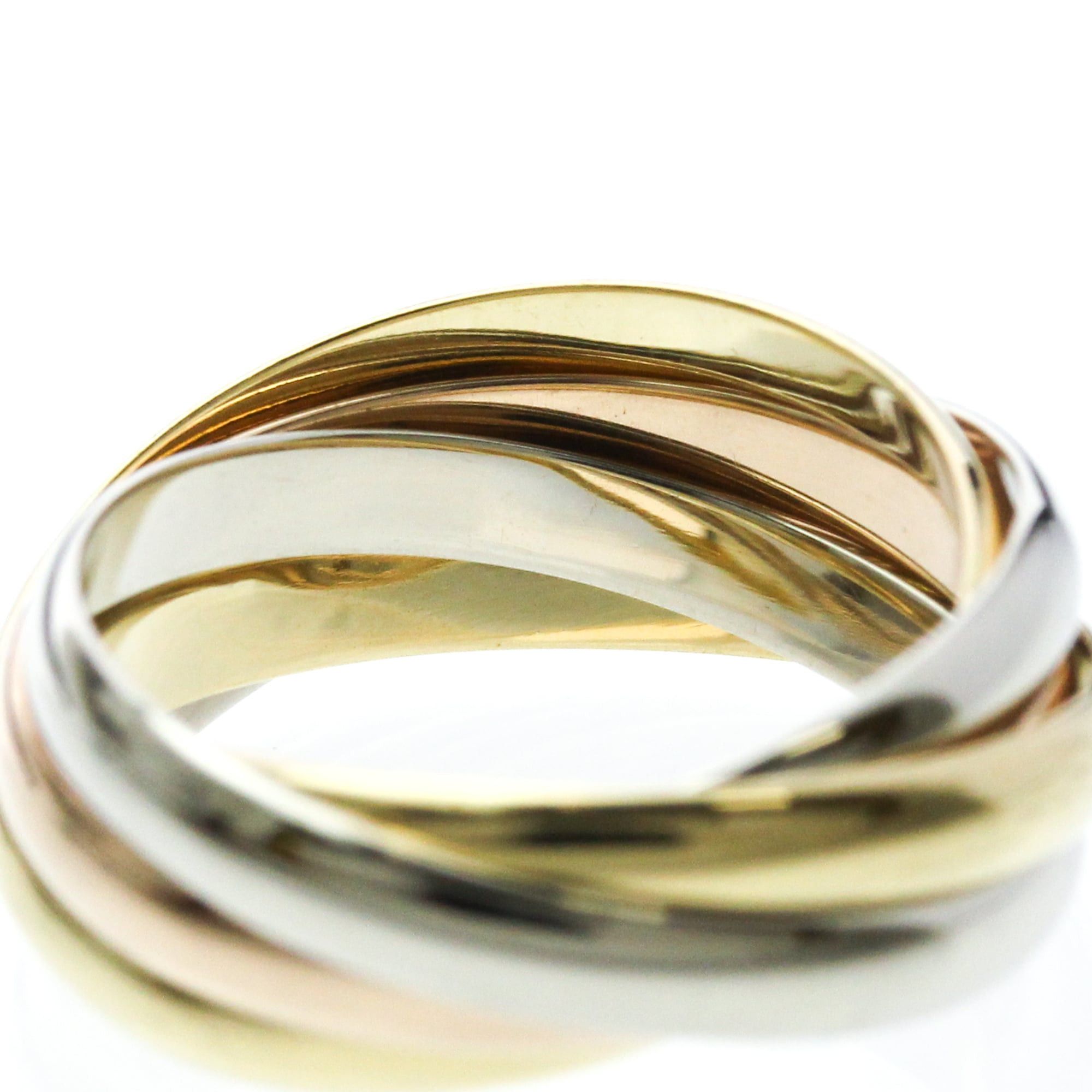 Cartier Cartier トリニティリング Yellow Gold (18K),Pink Gold (18K),White Gold (18K) Fashion No Stone Band Ring Gold Size ONE SIZE - 9 Thumbnail